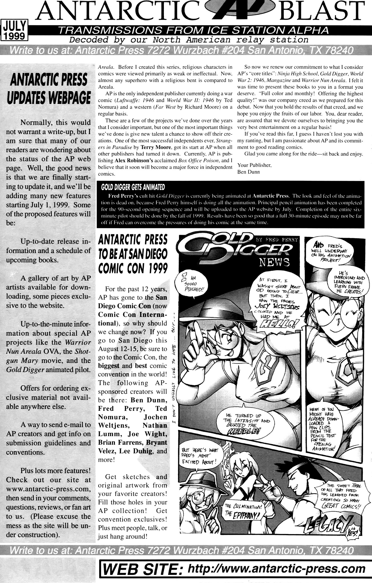 Read online Warrior Nun Areala (1999) comic -  Issue #1 - 11