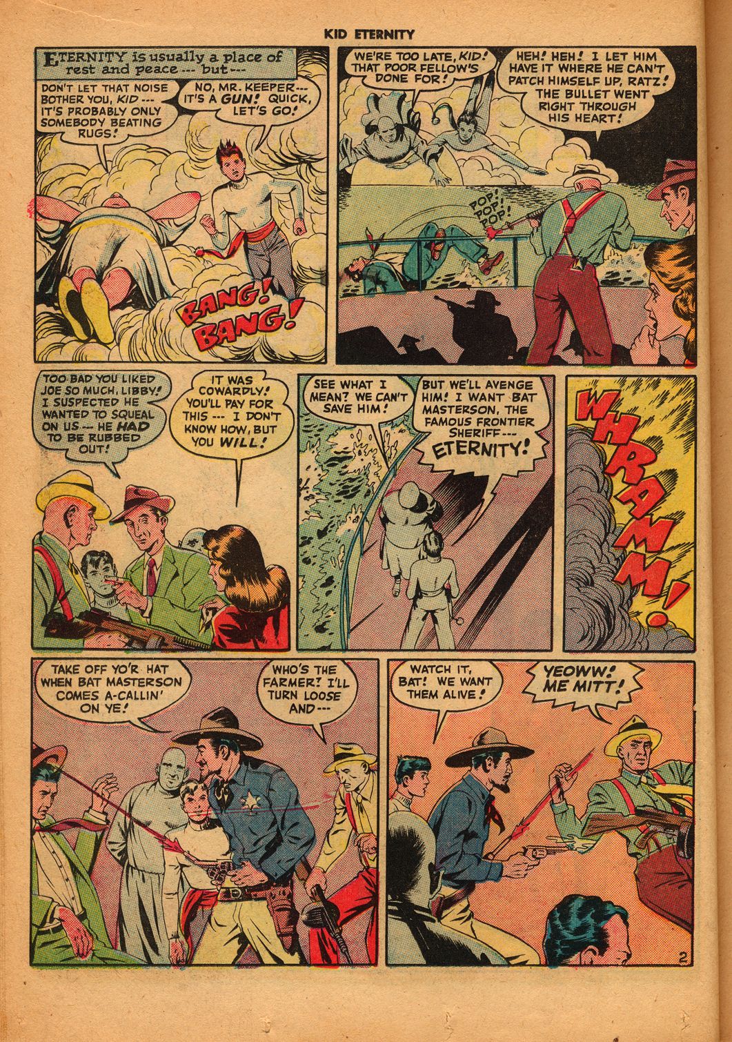 Read online Kid Eternity (1946) comic -  Issue #5 - 16