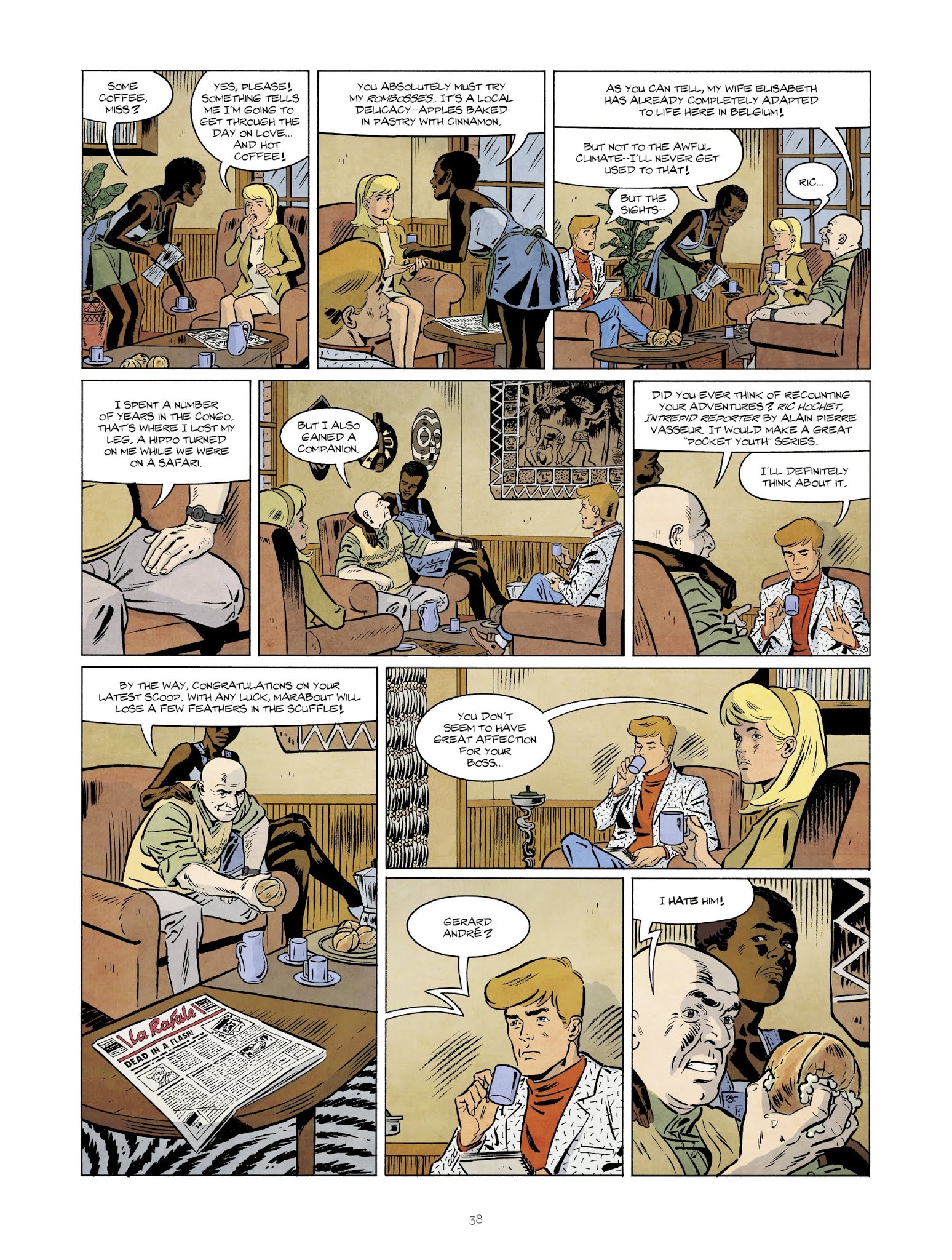 Read online The Mighty Return of Ric Hochet comic -  Issue #3 - 38
