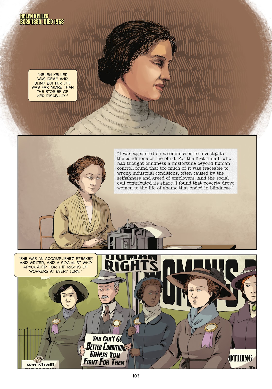Amazons, Abolitionists, and Activists: A Graphic History of Women's Fight for Their Rights issue TPB (Part 1) - Page 98