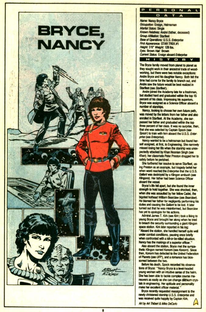 Read online Who's Who in Star Trek comic -  Issue #1 - 10