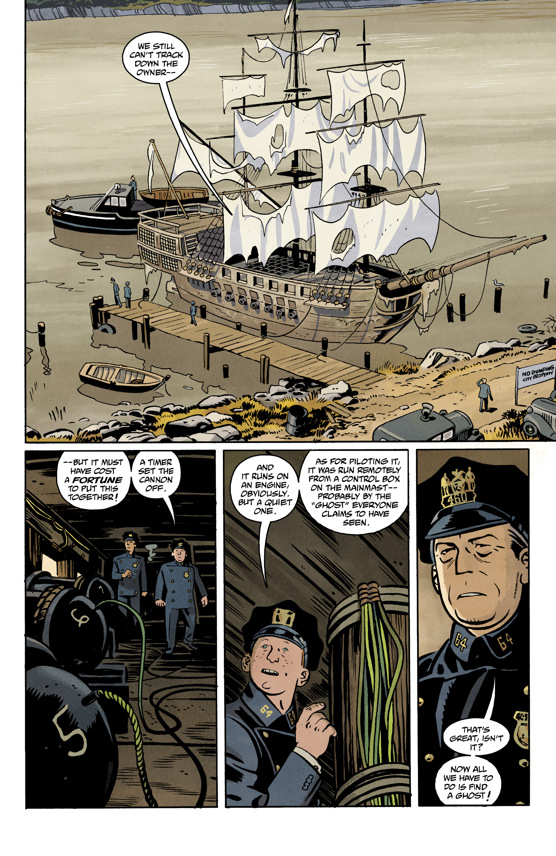 Read online Lobster Johnson: The Pirate's Ghost comic -  Issue #2 - 13