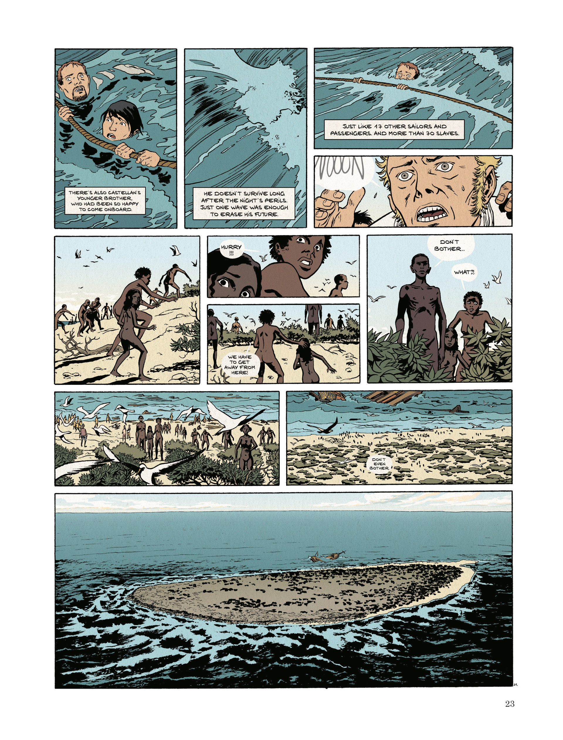 Read online The Forgotten Slaves of Tromelin comic -  Issue # TPB - 25