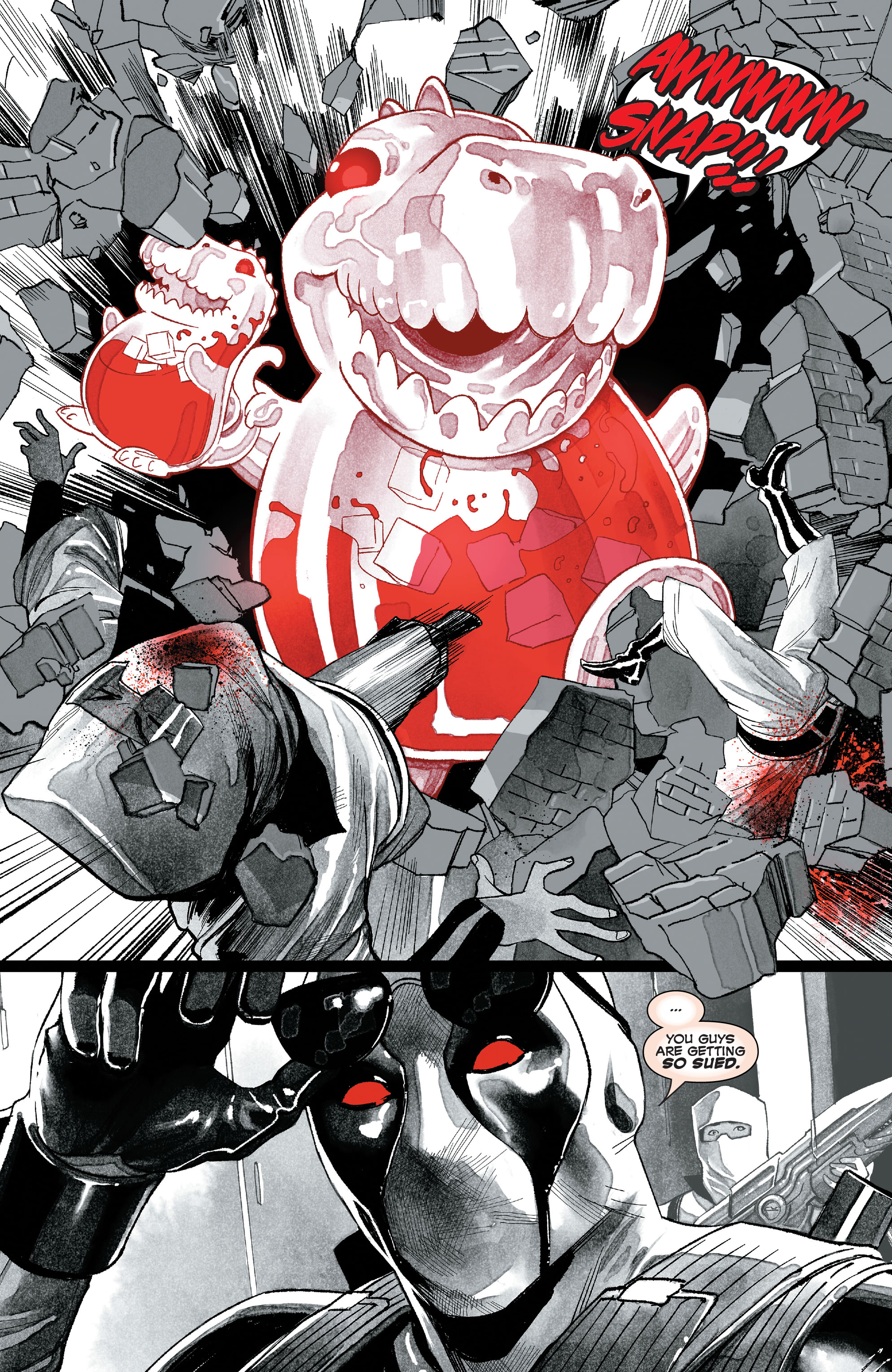 Read online Deadpool: Black, White & Blood comic -  Issue #4 - 6
