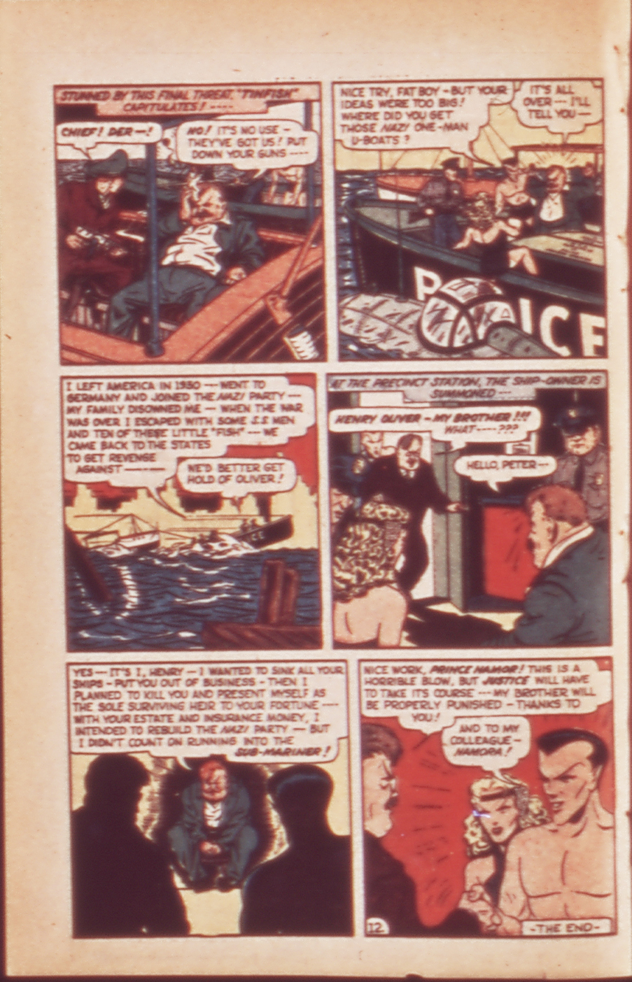 Read online Sub-Mariner Comics comic -  Issue #24 - 28