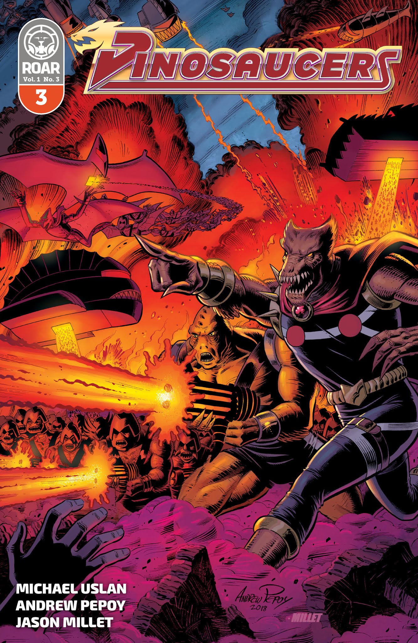 Read online Dinosaucers comic -  Issue #3 - 1