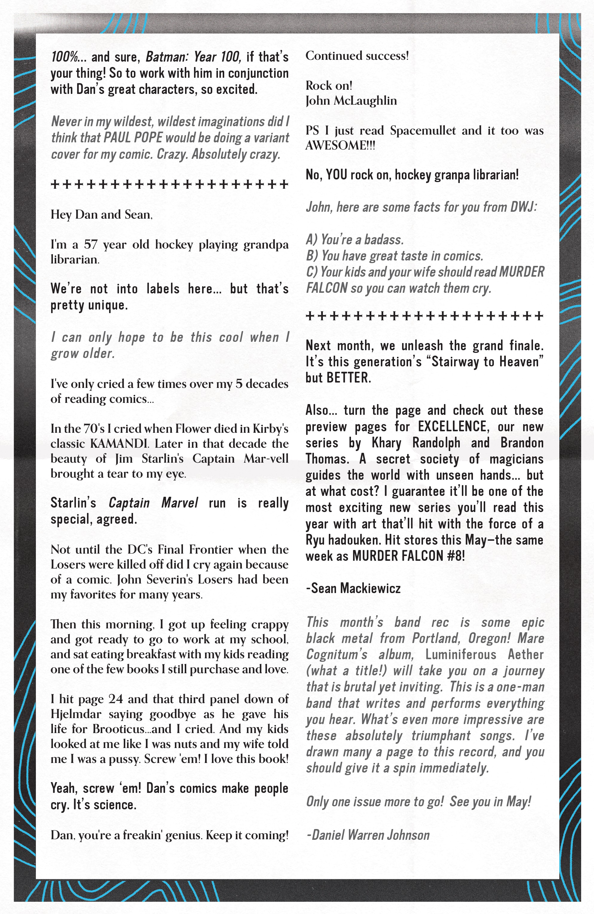 Read online Murder Falcon comic -  Issue #7 - 27