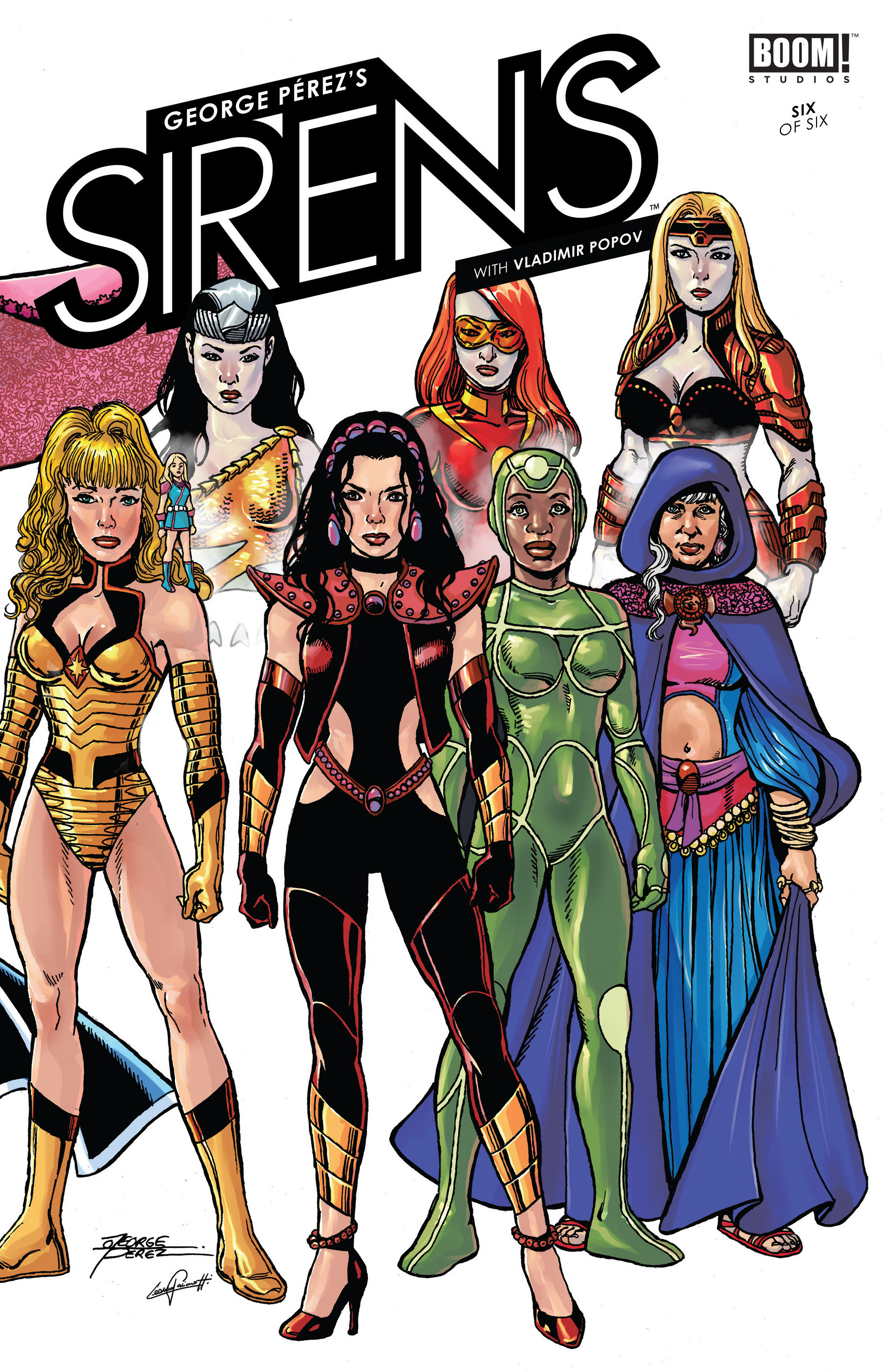 Read online George Pérez's Sirens comic -  Issue #6 - 1