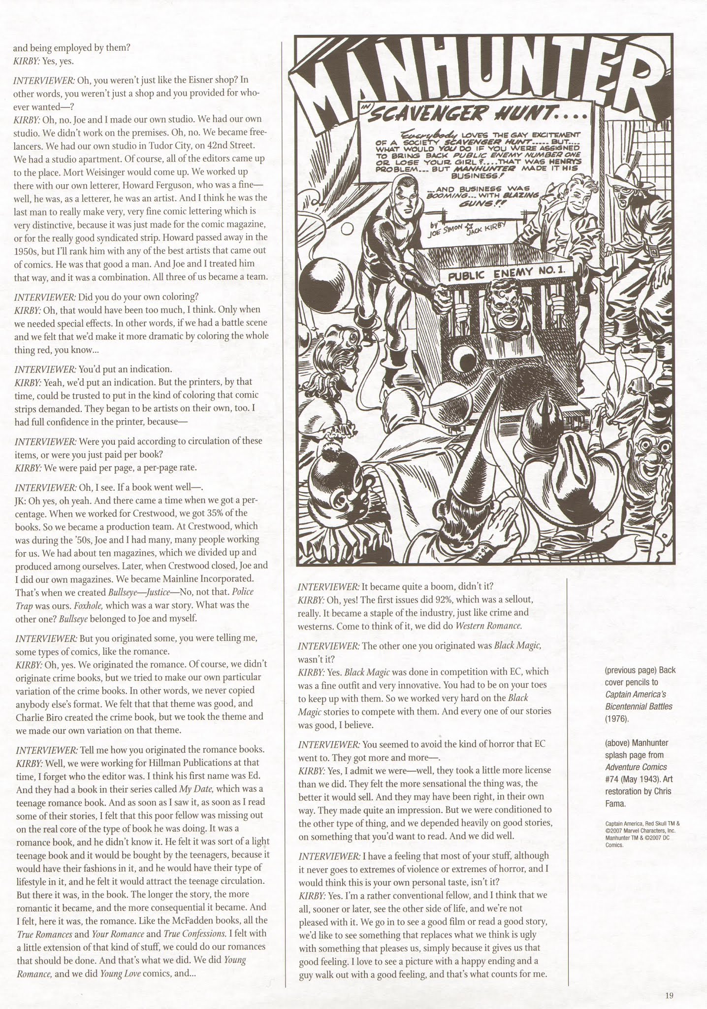 Read online The Jack Kirby Collector comic -  Issue #48 - 21