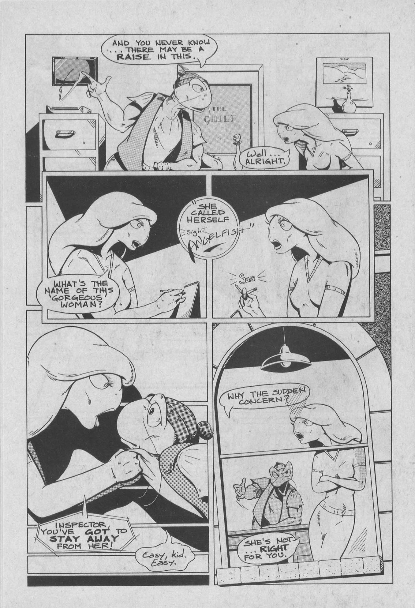 Read online The Fish Police comic -  Issue #1 - 16