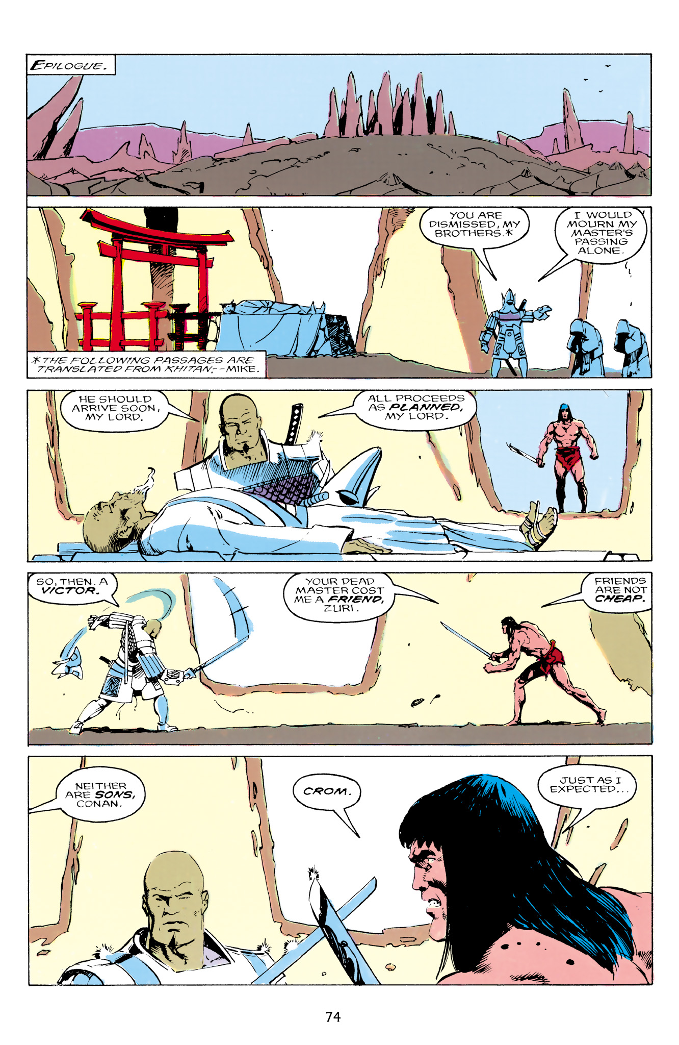 Read online The Chronicles of Conan comic -  Issue # TPB 27 (Part 1) - 74