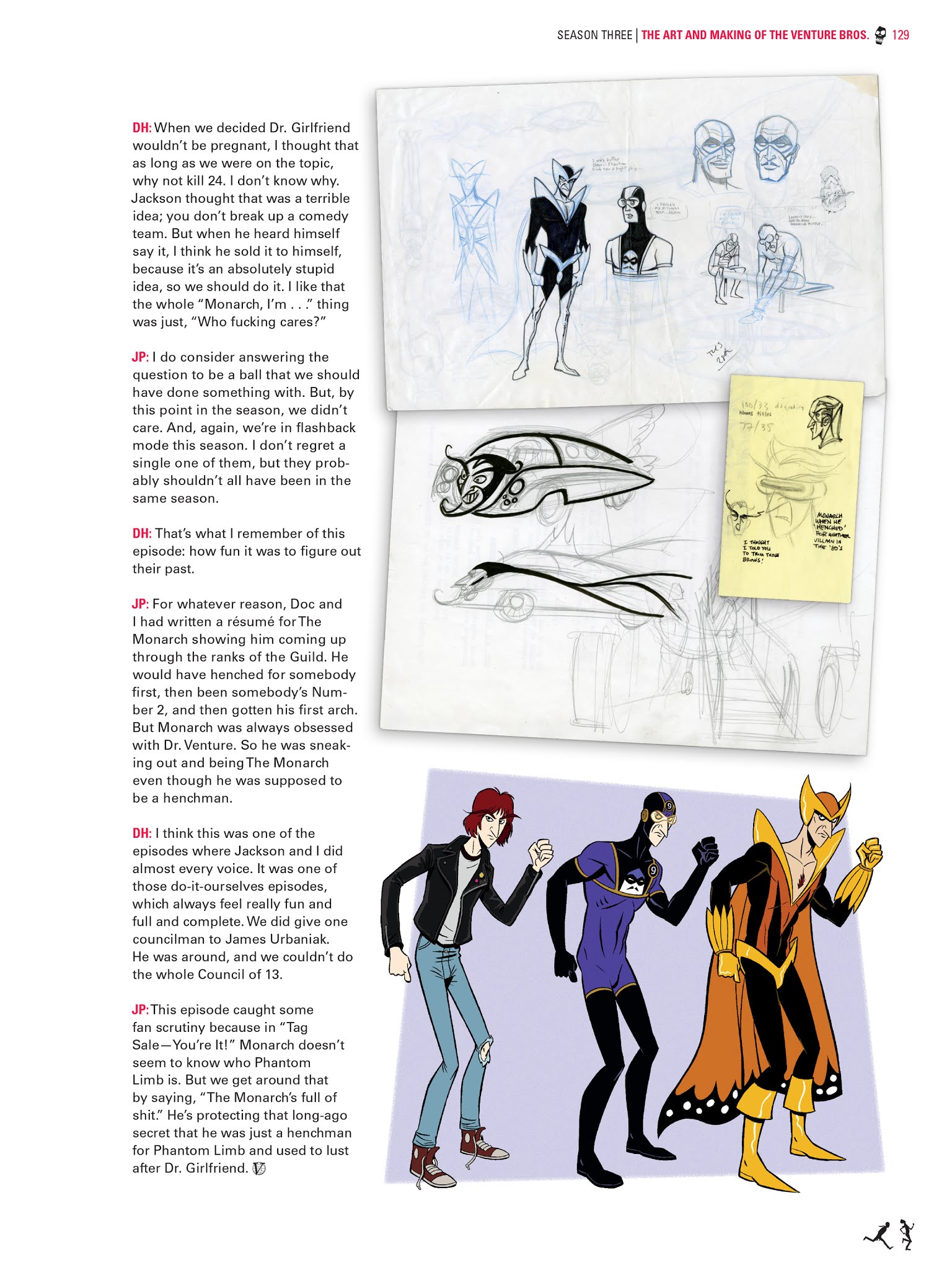 Read online Go Team Venture!: The Art and Making of The Venture Bros. comic -  Issue # TPB (Part 2) - 28
