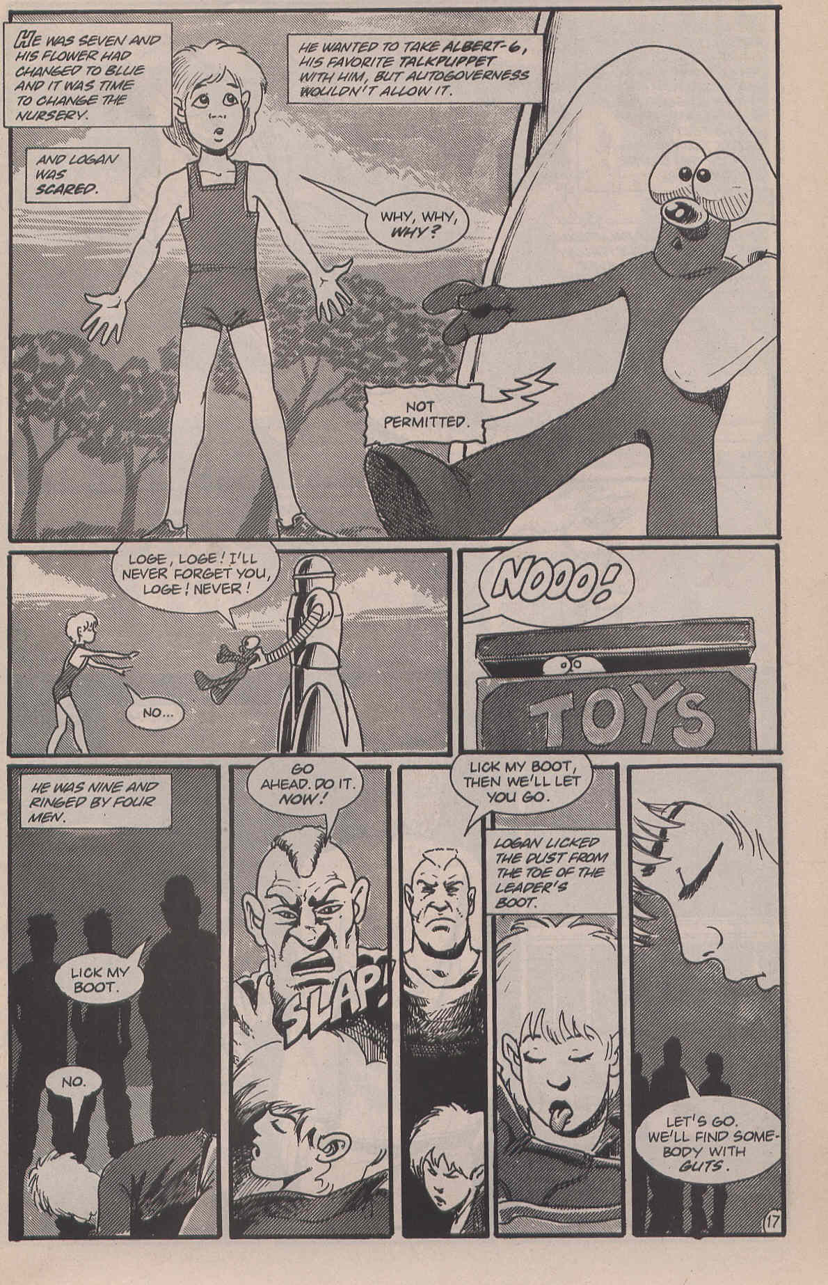 Read online Logan's Run (1990) comic -  Issue #5 - 19