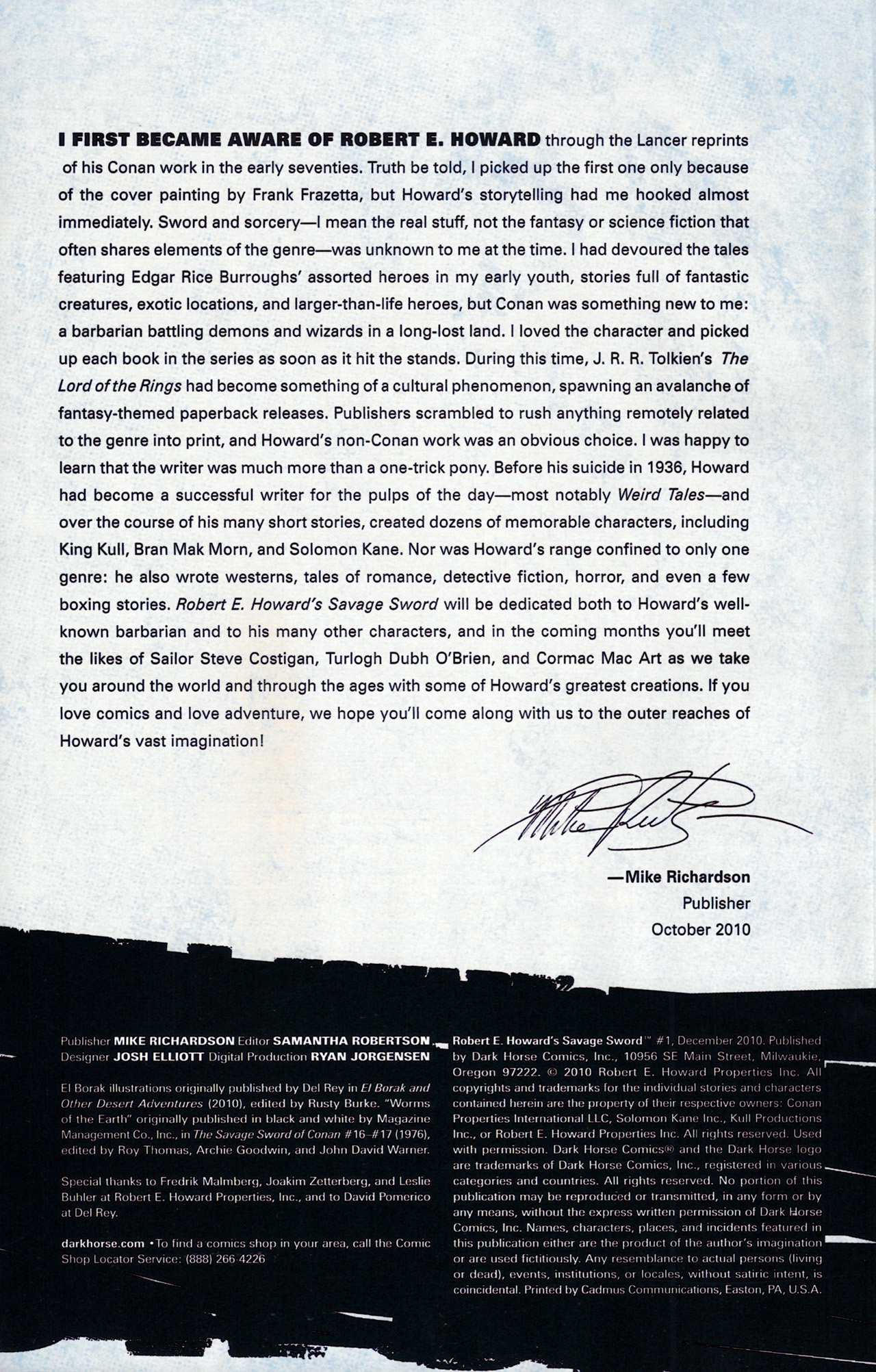 Read online Robert E. Howard's Savage Sword comic -  Issue #1 - 4