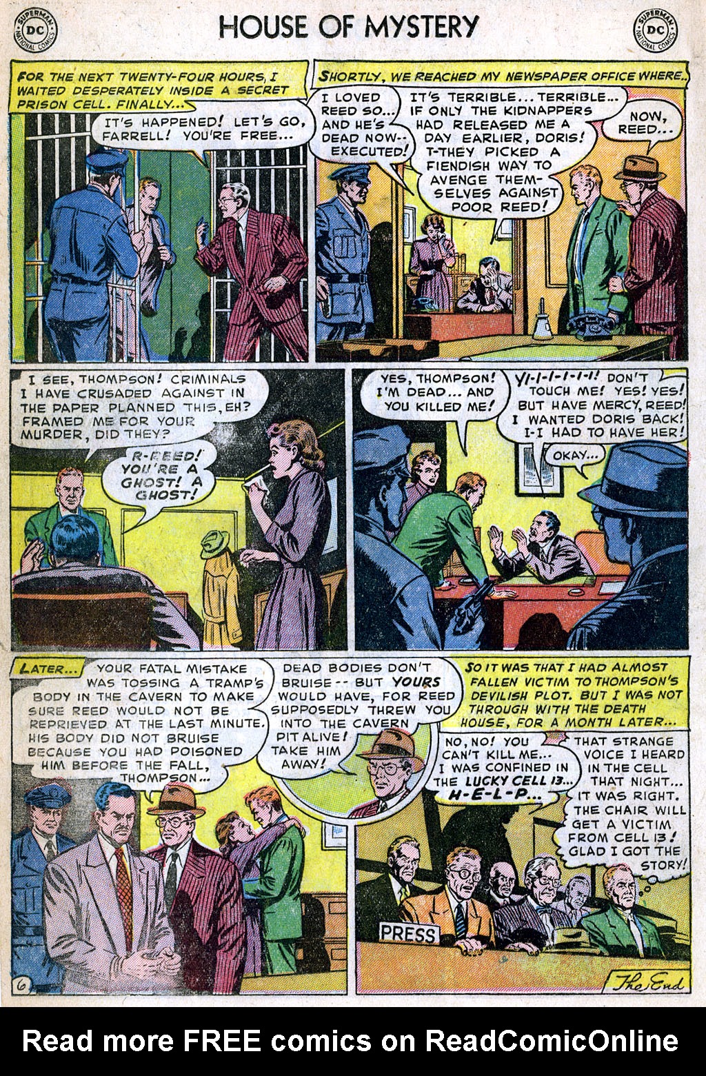 Read online House of Mystery (1951) comic -  Issue #12 - 16