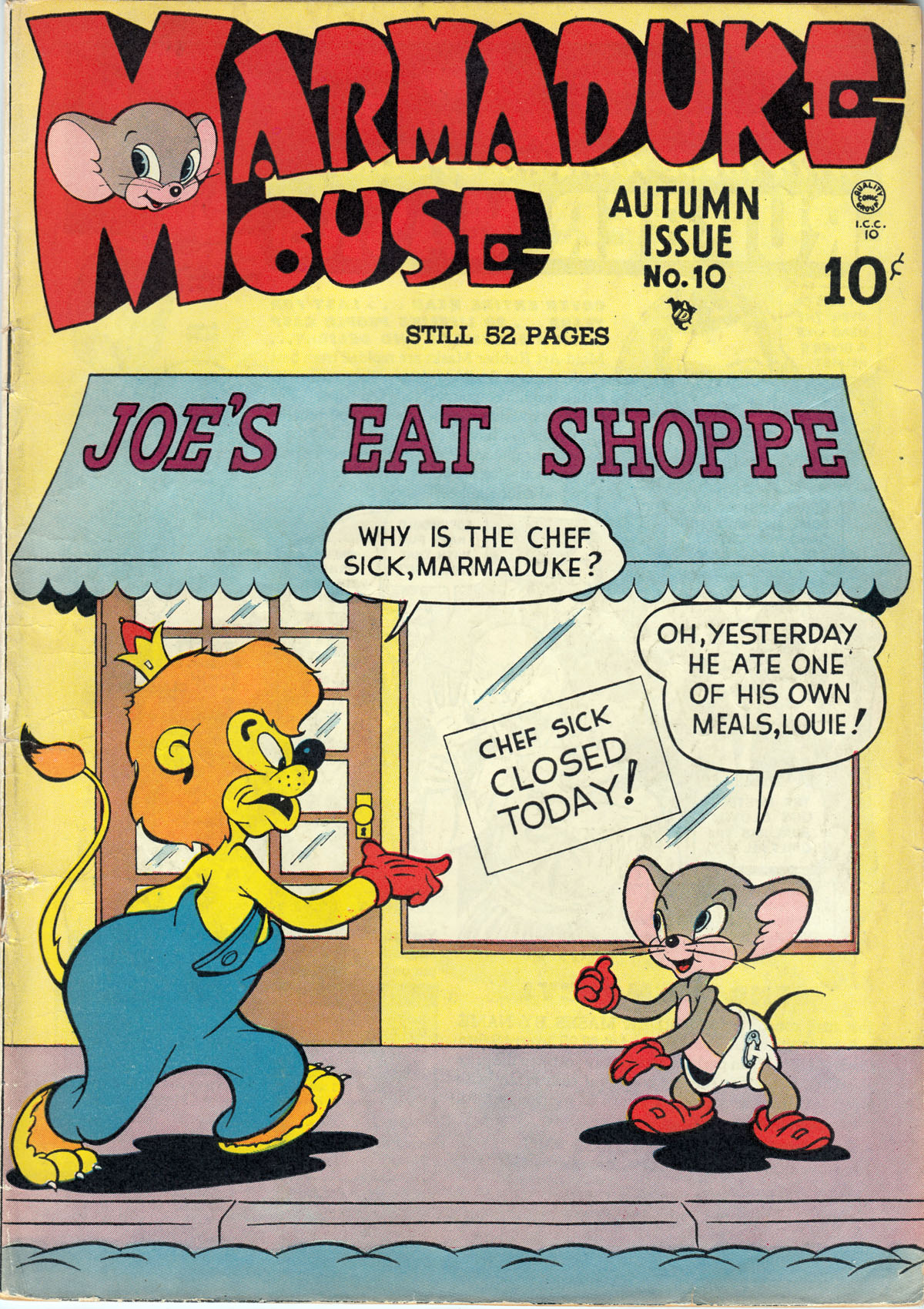 Read online Marmaduke Mouse comic -  Issue #10 - 1