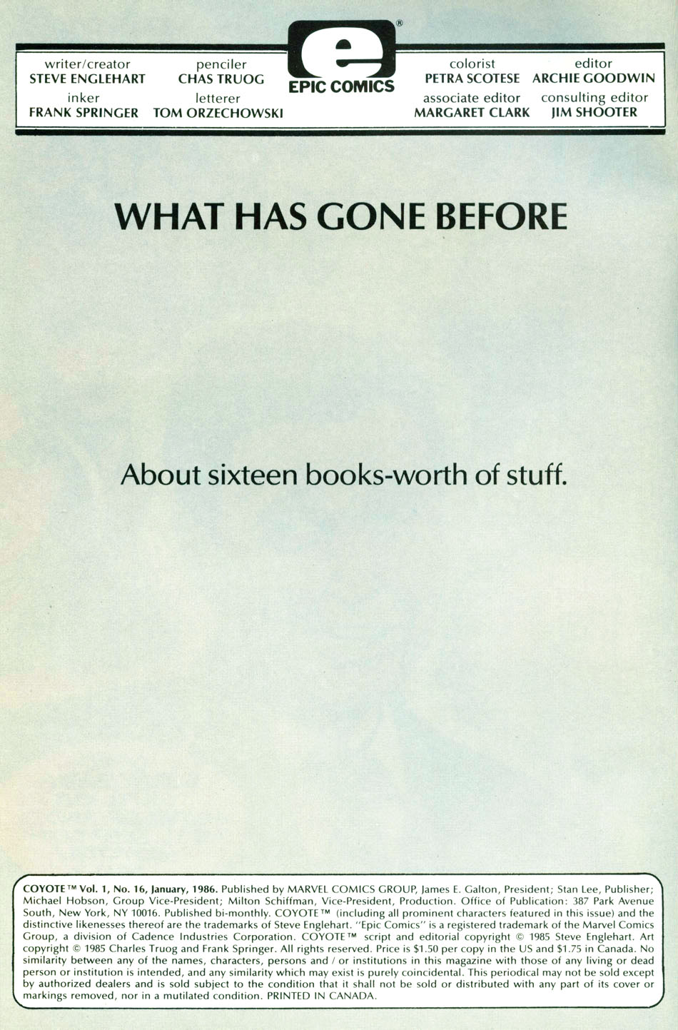 Read online Coyote comic -  Issue #16 - 2