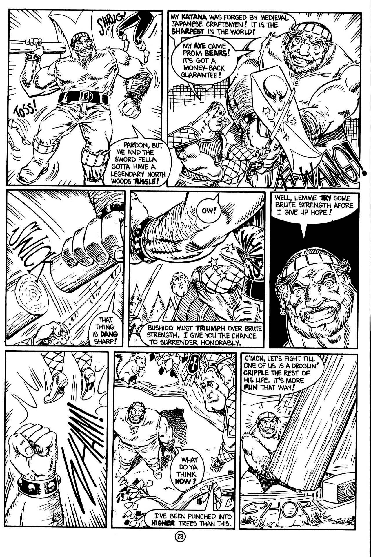 Read online Paul the Samurai (1992) comic -  Issue #5 - 24
