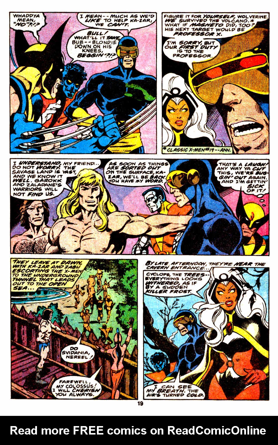 Read online Classic X-Men comic -  Issue #21 - 20