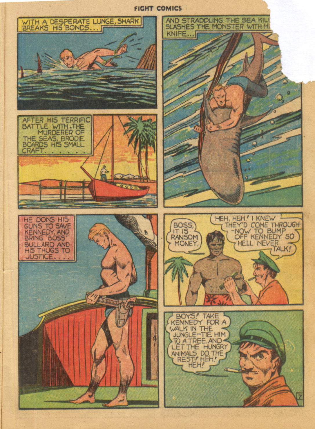 Read online Fight Comics comic -  Issue #3 - 9