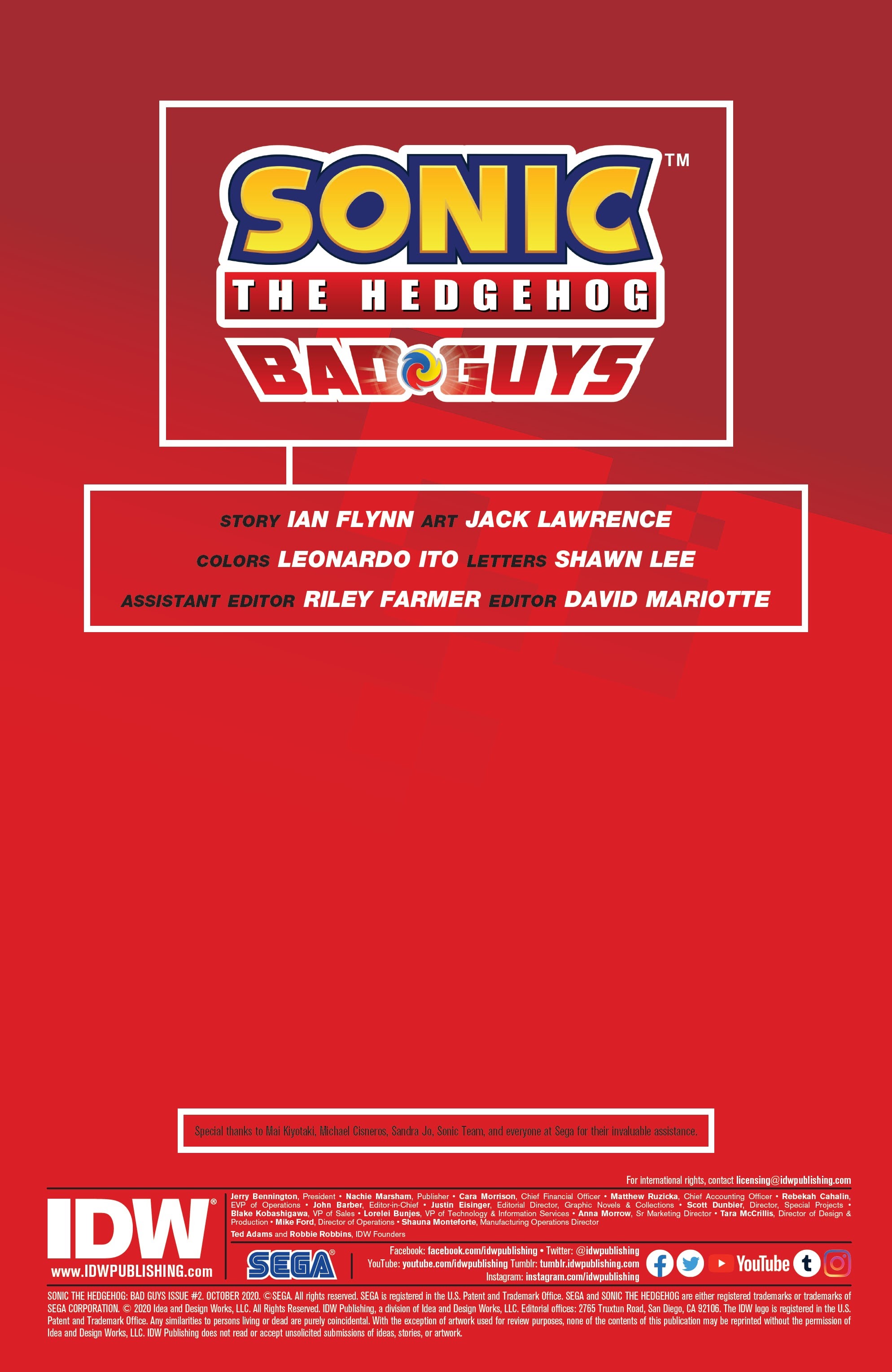 Read online Sonic the Hedgehog: Bad Guys comic -  Issue #2 - 2
