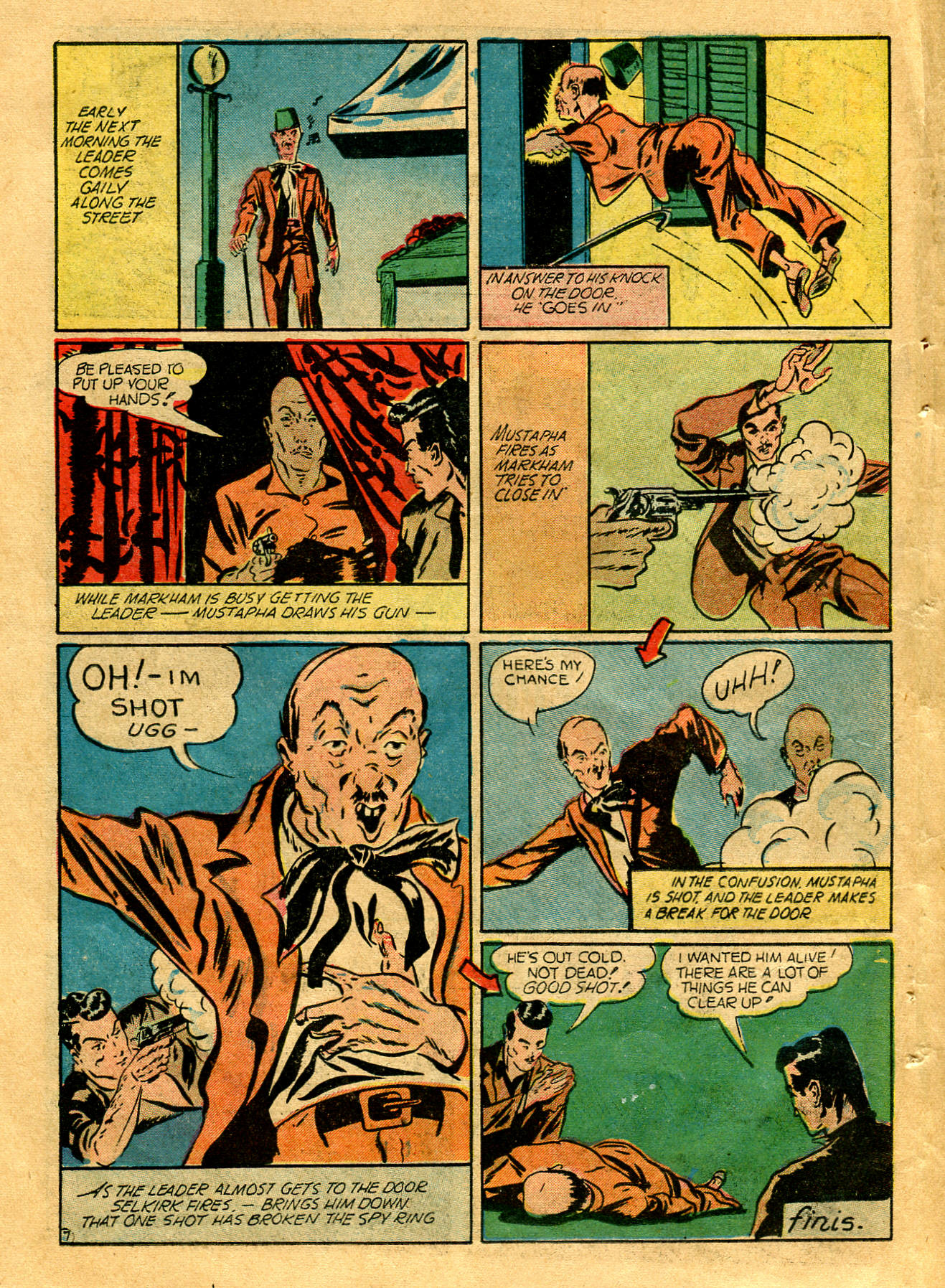 Read online Super Spy (1940) comic -  Issue #2 - 21