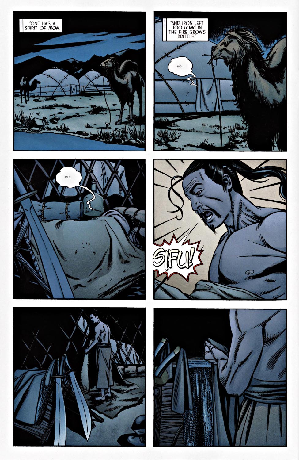 Read online Silken Ghost comic -  Issue #1 - 8