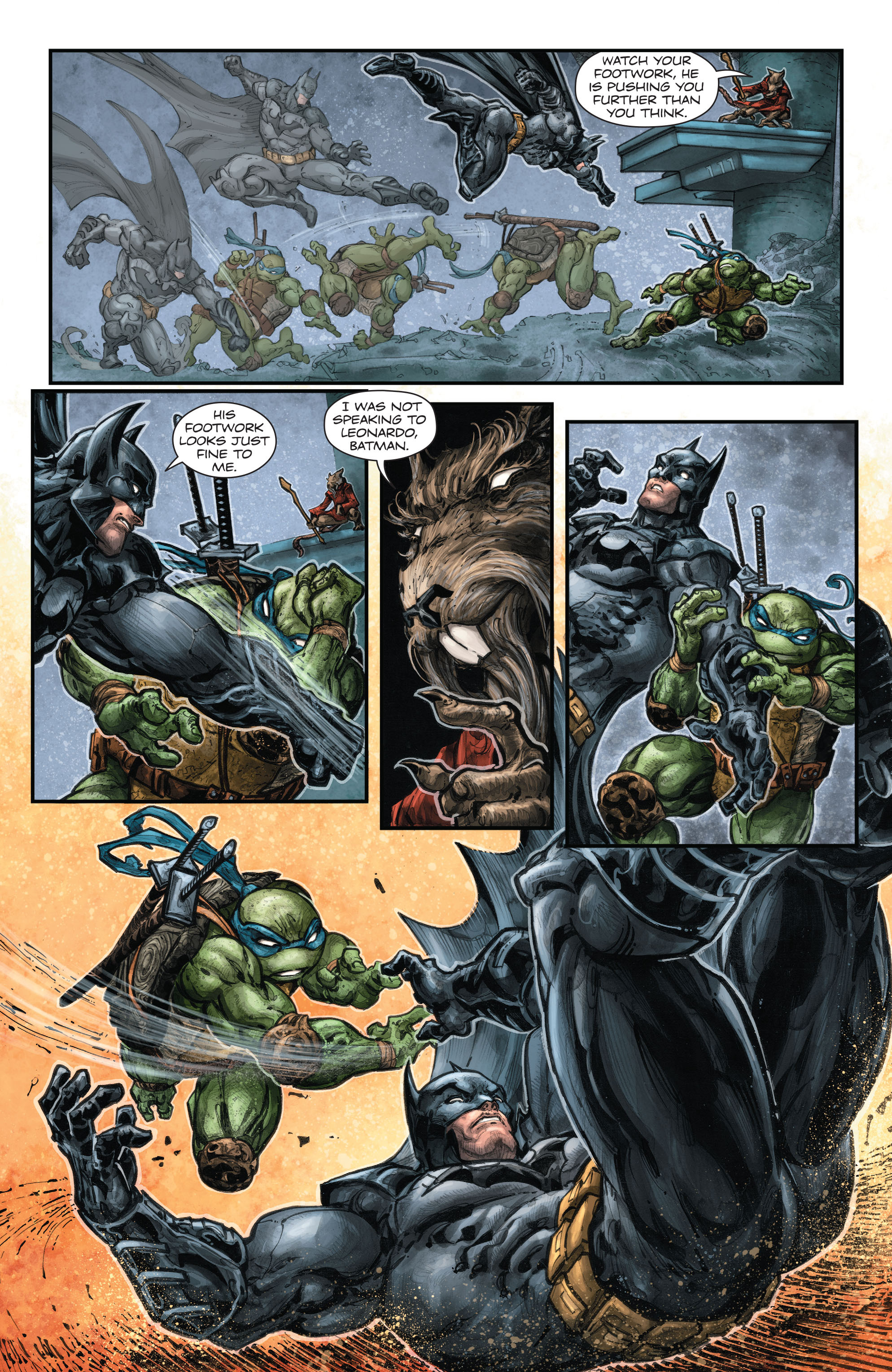 Read online Batman/Teenage Mutant Ninja Turtles comic -  Issue #4 - 10