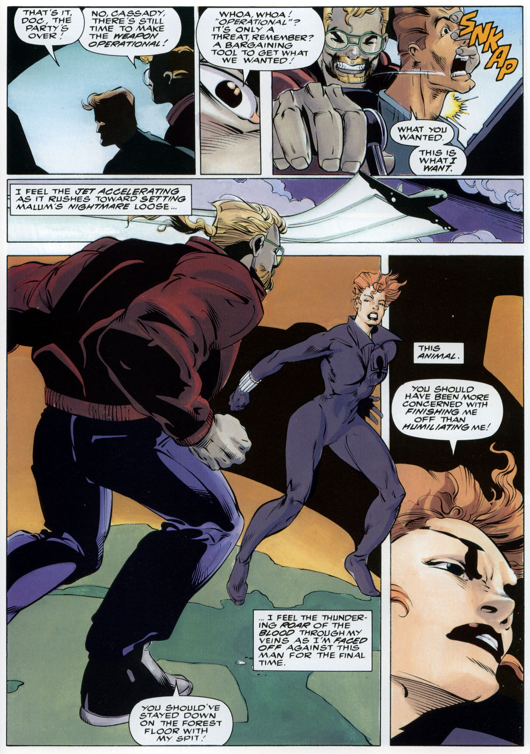 Read online Marvel Graphic Novel comic -  Issue #74 - Punisher & Black Widow - Spinning Doomsday's Web - 45