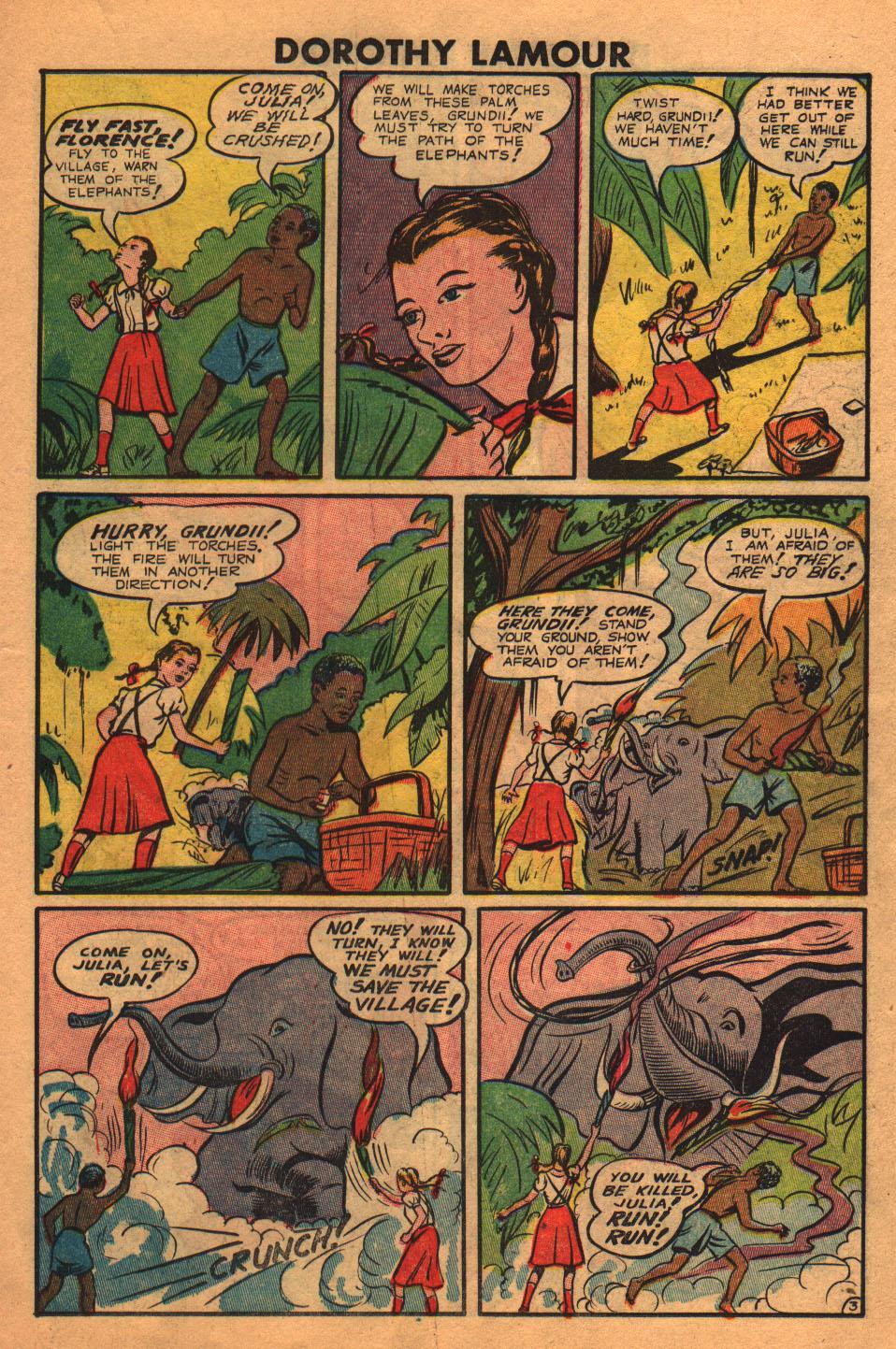Read online Dorothy Lamour Jungle Princess comic -  Issue #2 - 23