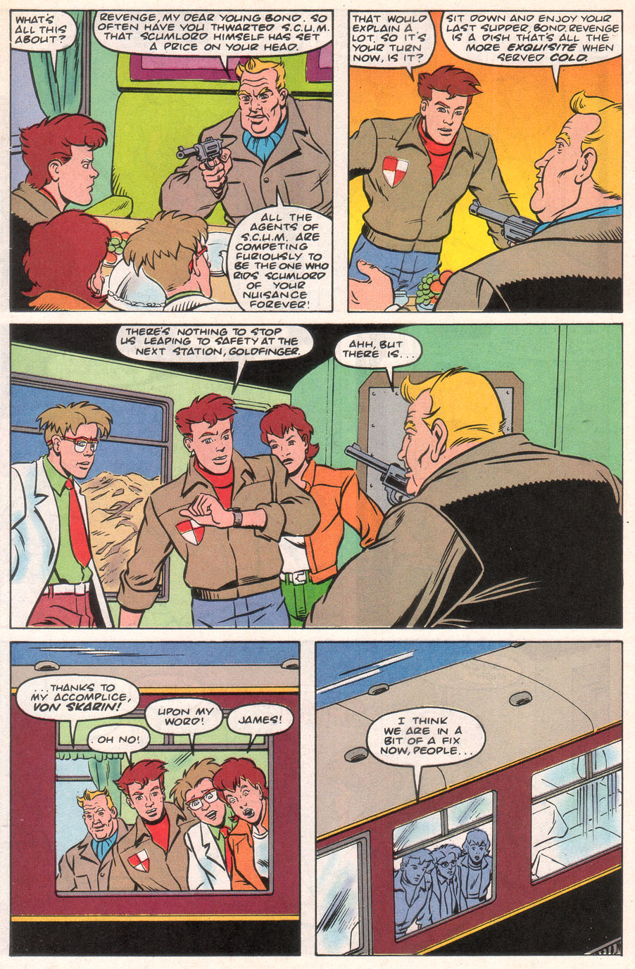 Read online James Bond Jr. comic -  Issue #12 - 14