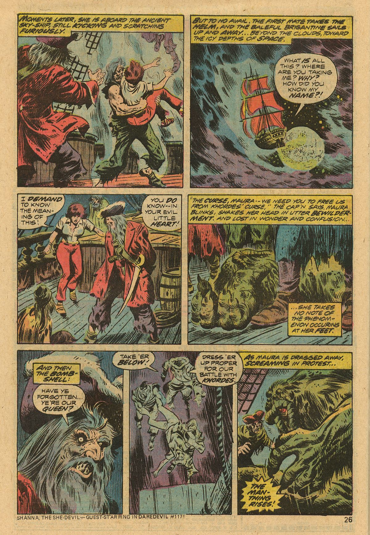 Read online Man-Thing (1974) comic -  Issue #13 - 27
