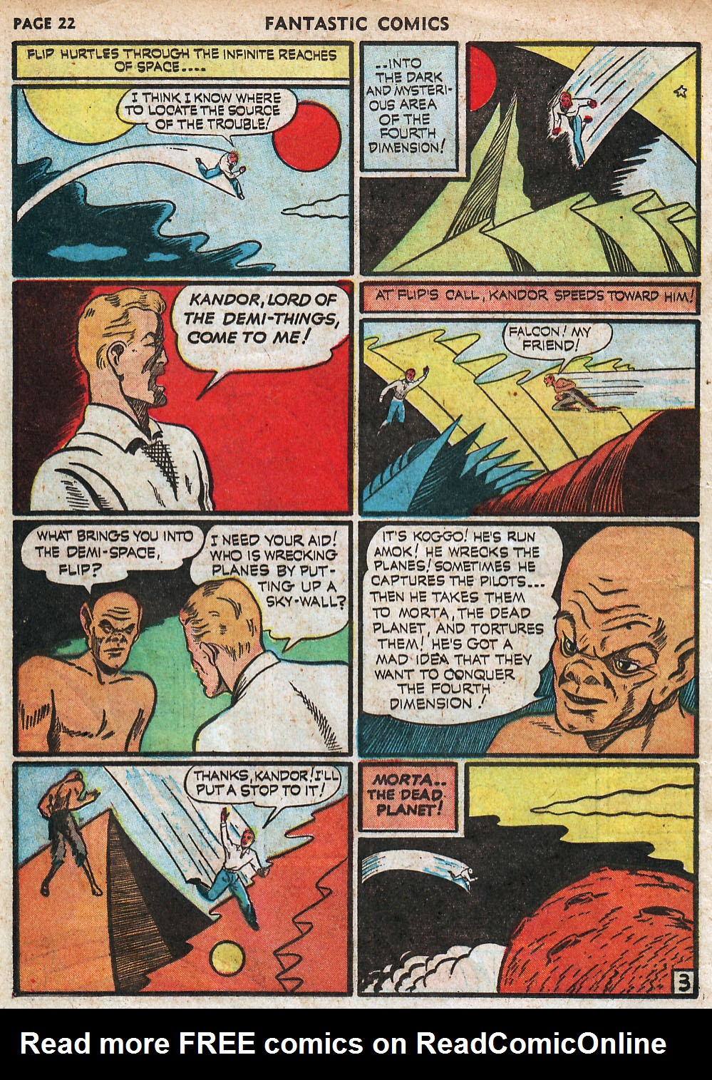 Read online Fantastic Comics comic -  Issue #18 - 24