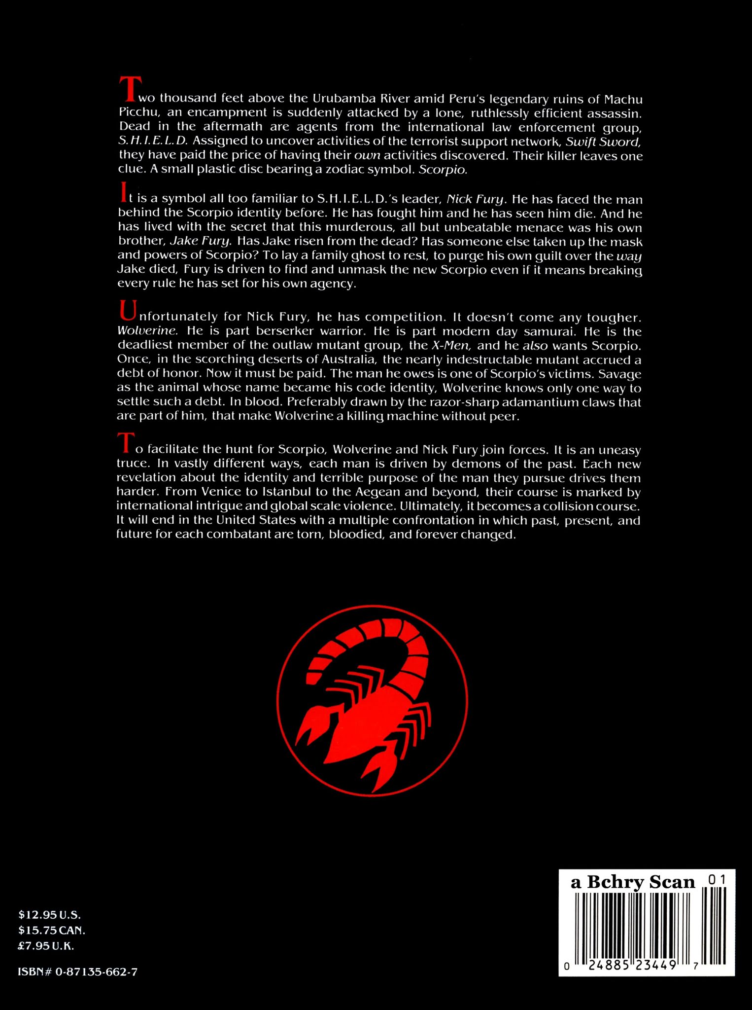 Read online Wolverine, Nick Fury: The Scorpio Connection comic -  Issue # TPB - 66