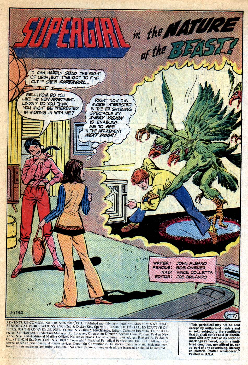 Adventure Comics (1938) issue 410 - Page 3