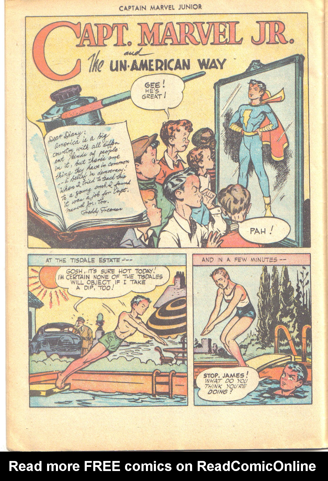 Read online Captain Marvel, Jr. comic -  Issue #48 - 16