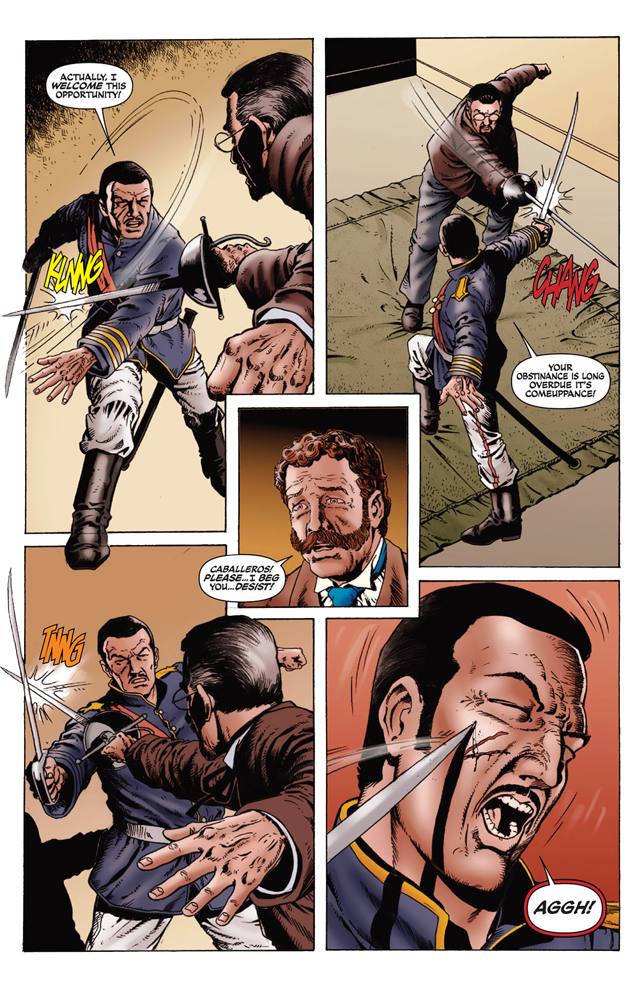Read online Zorro Rides Again comic -  Issue #4 - 18