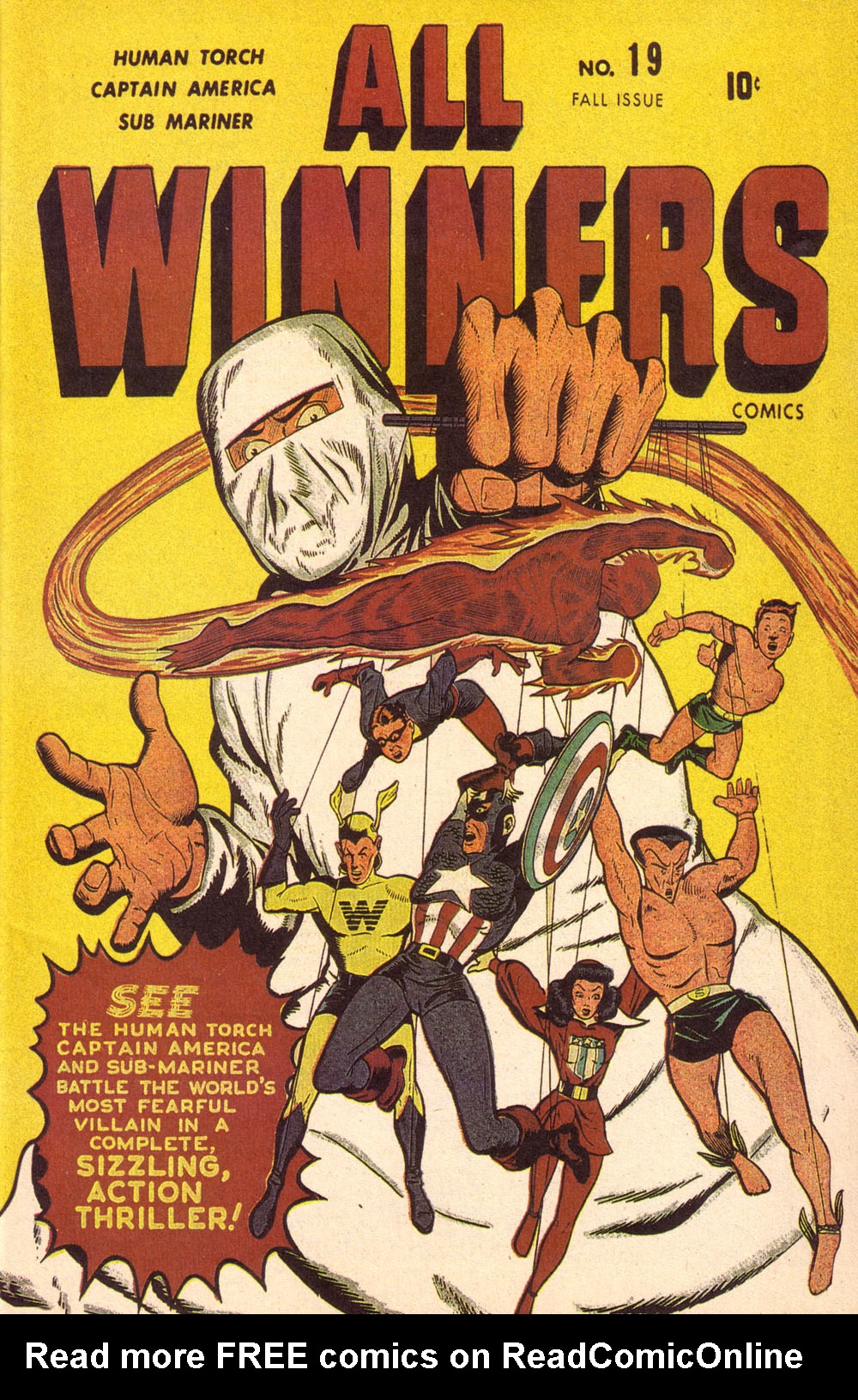 Read online All-Winners Comics comic -  Issue #19 - 2