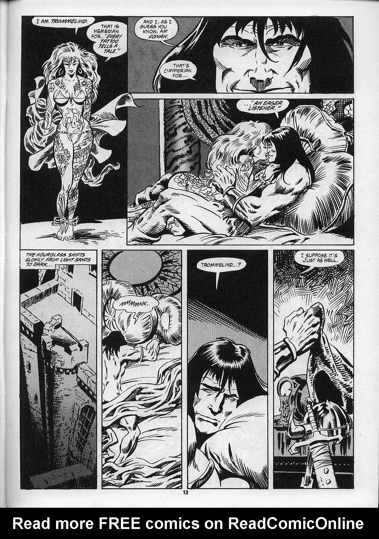 Read online The Savage Sword Of Conan comic -  Issue #201 - 15