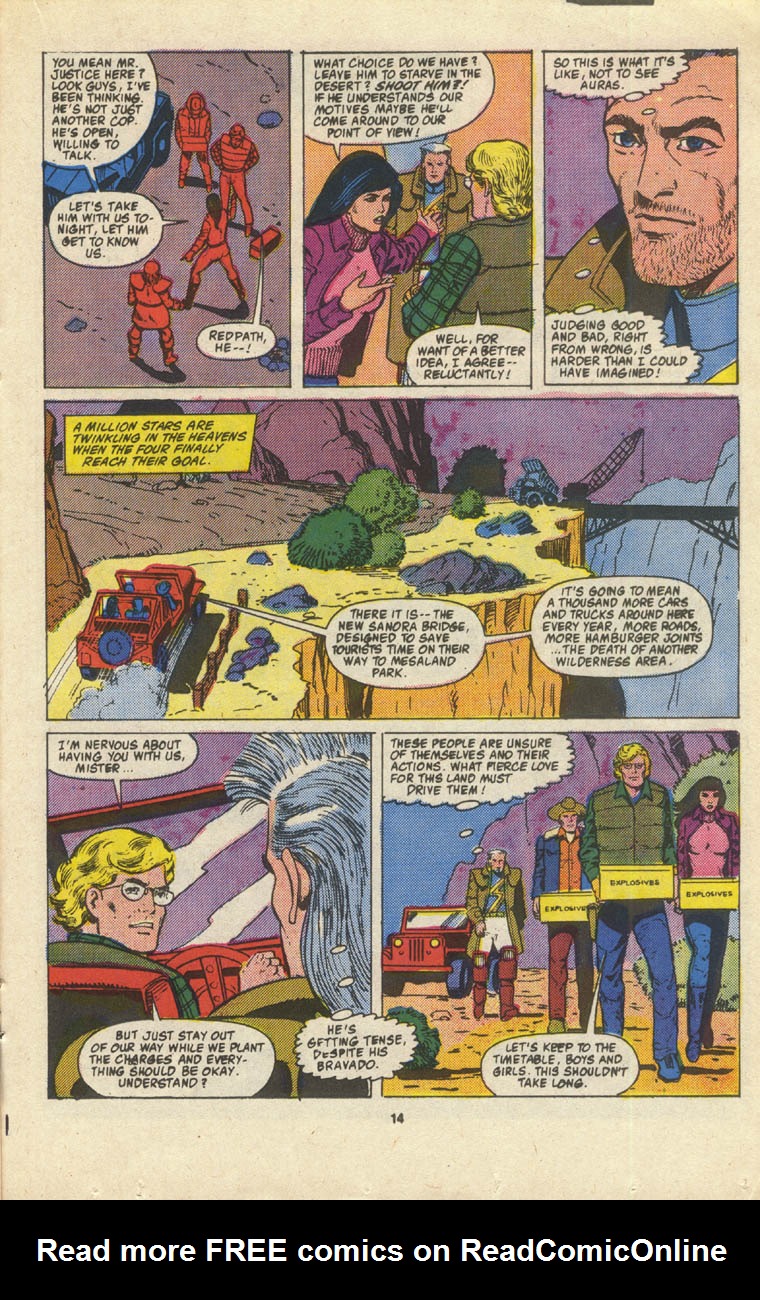 Read online Justice (1986) comic -  Issue #14 - 15