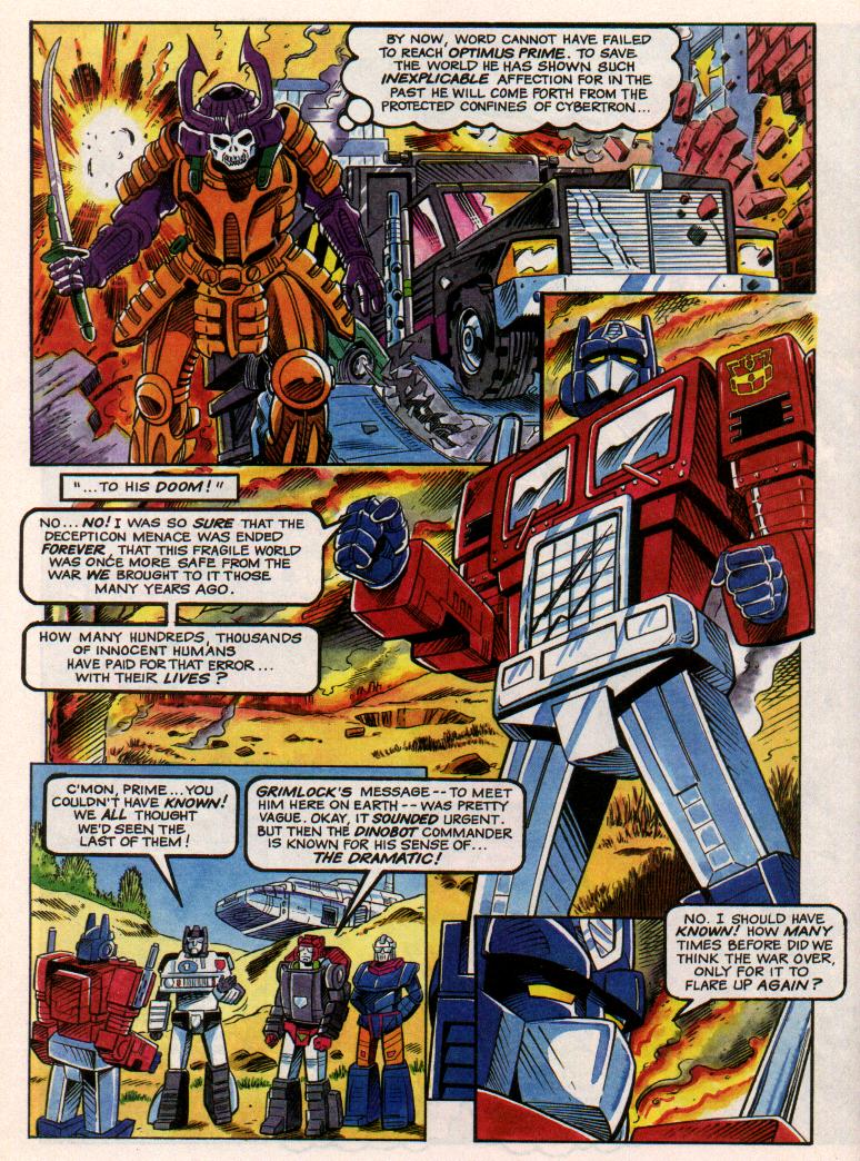 Read online Transformers: Generation 2 (1994) comic -  Issue #1 - 8