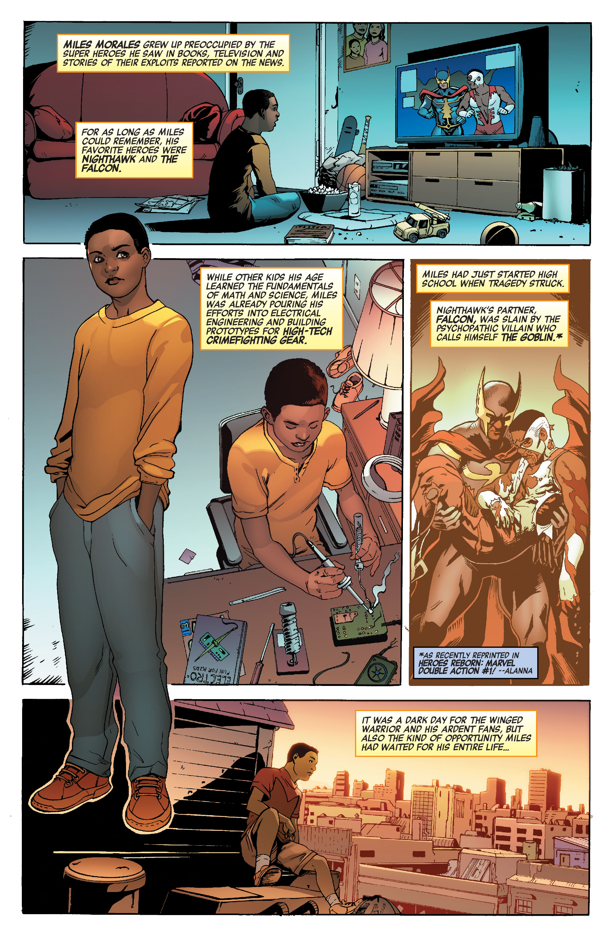 Read online Heroes Reborn: One-Shots comic -  Issue # Young Squadron - 10