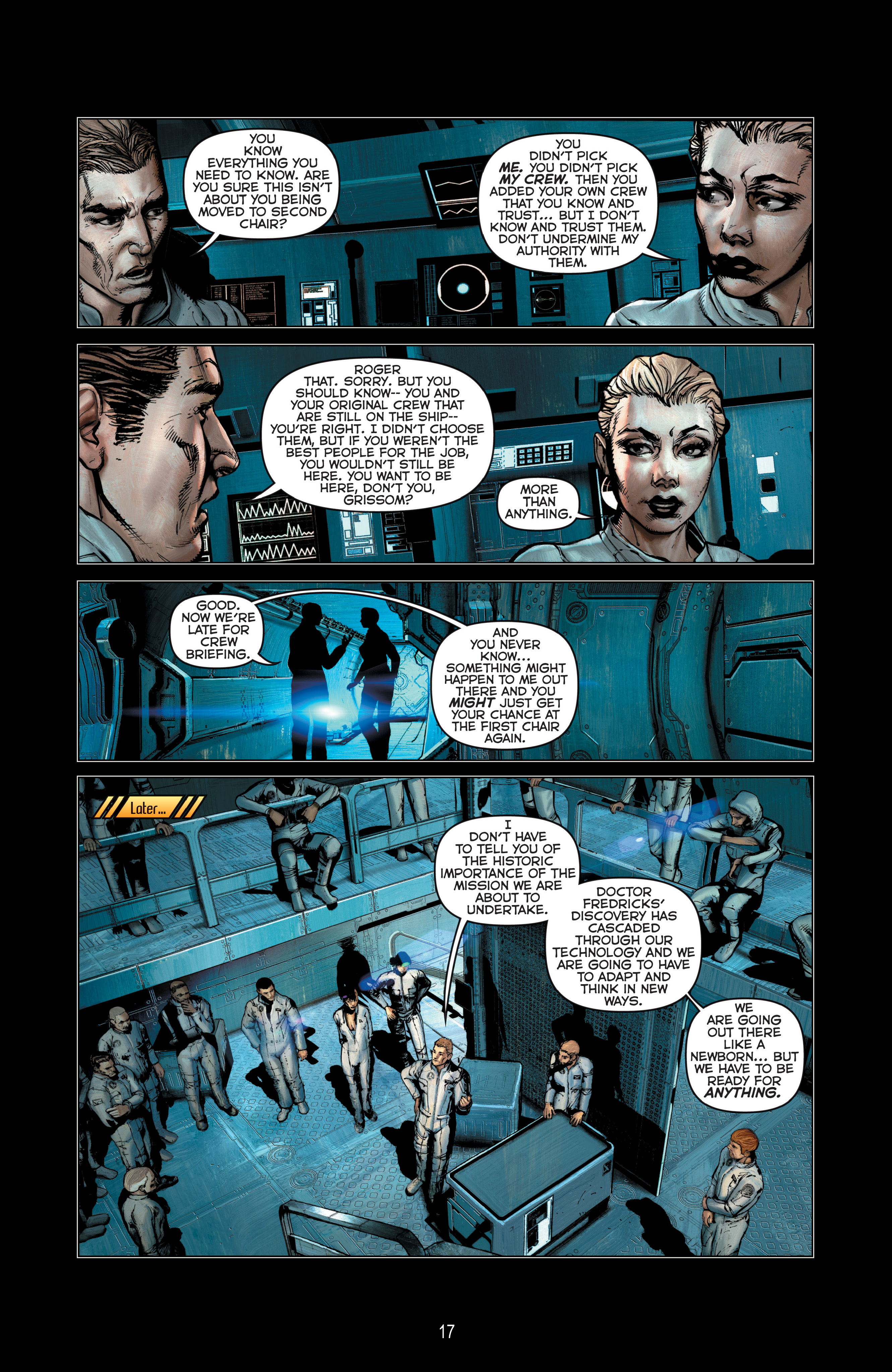 Read online Faster than Light comic -  Issue #1 - 19