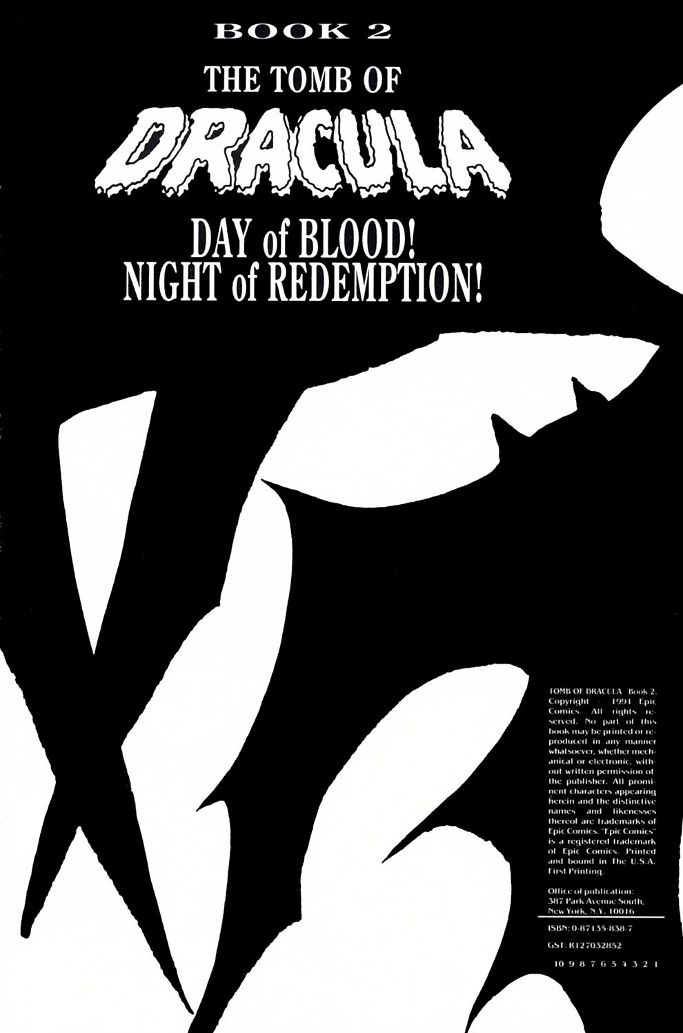 Read online Tomb of Dracula (1991) comic -  Issue #2 - 2