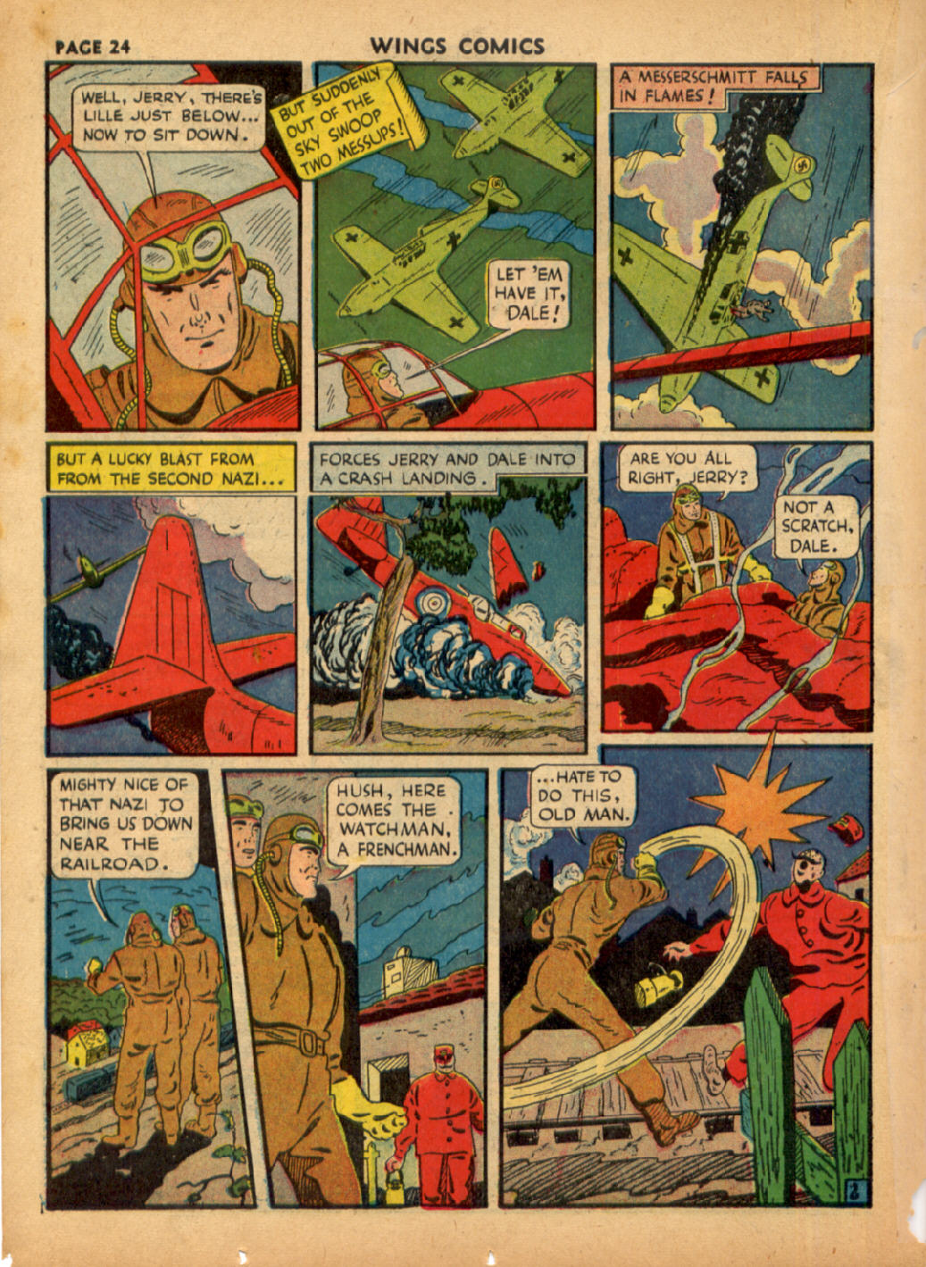 Read online Wings Comics comic -  Issue #16 - 26
