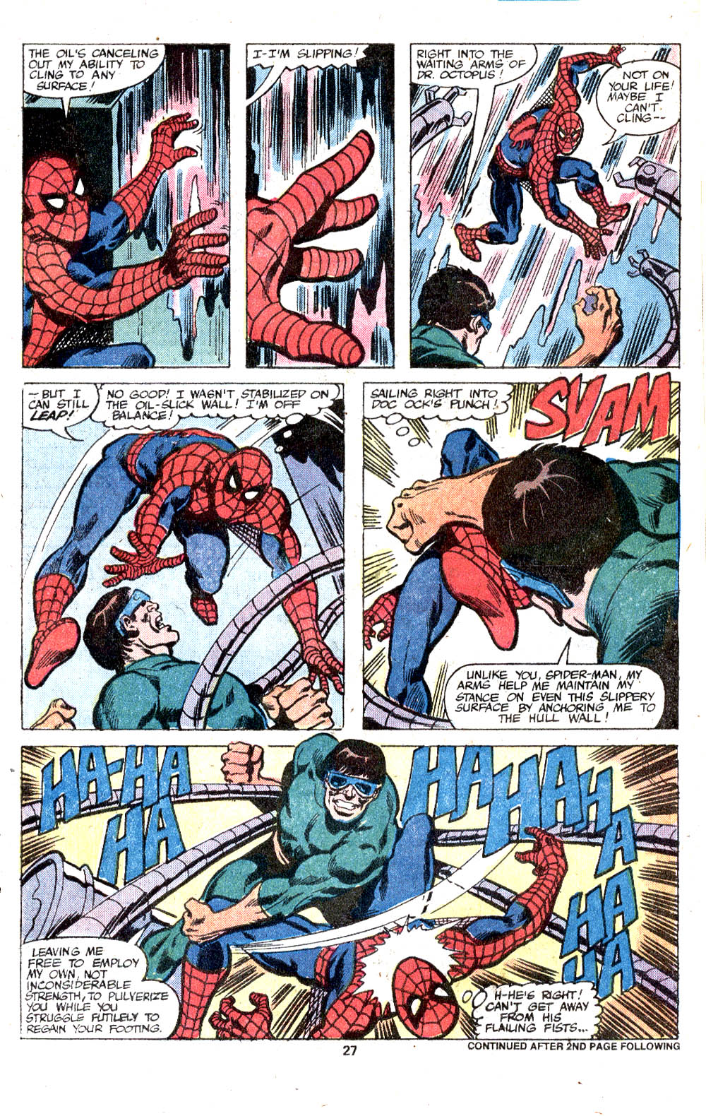 Read online The Spectacular Spider-Man (1976) comic -  Issue # Annual 1 - 22