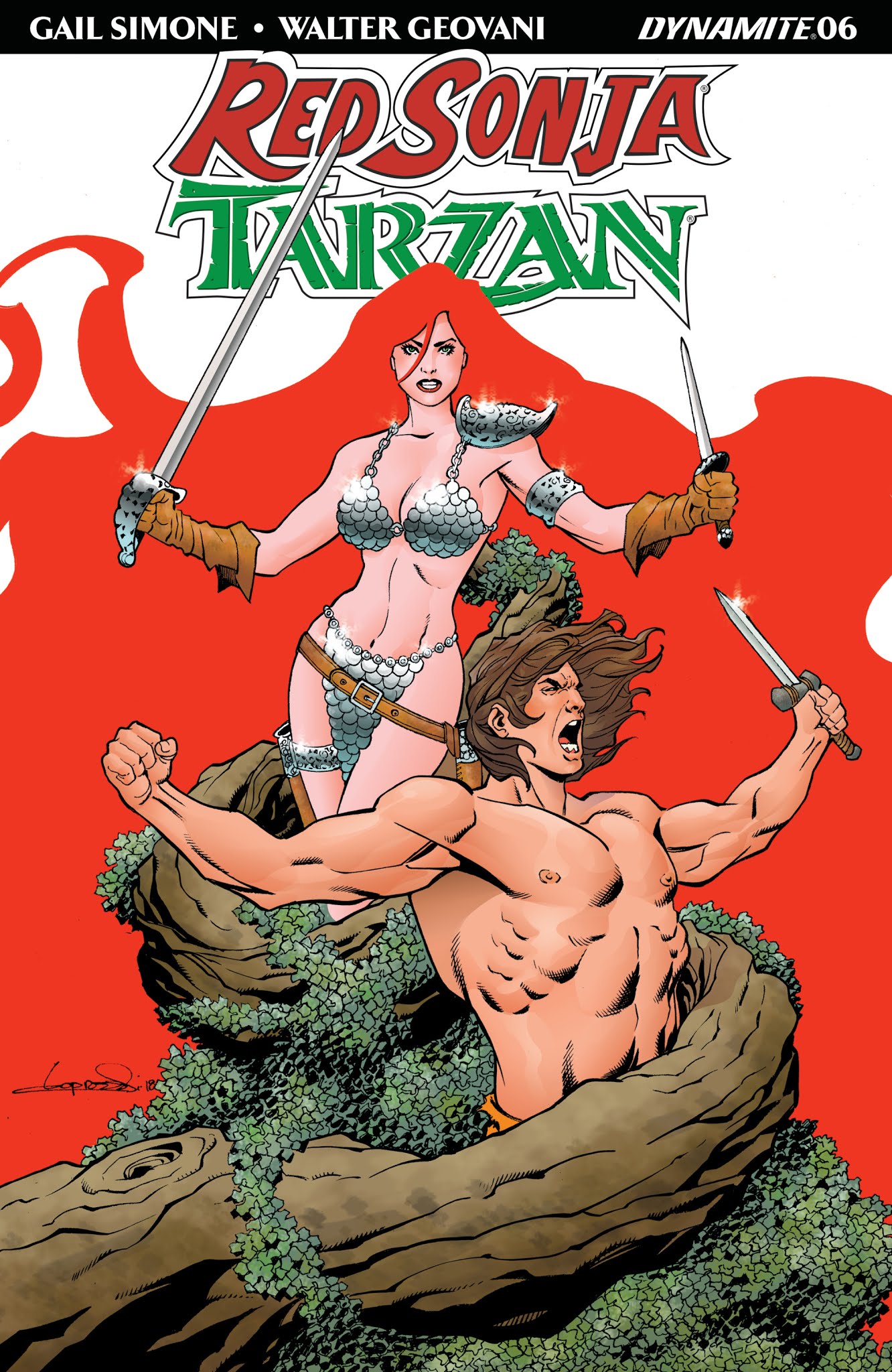 Read online Red Sonja/Tarzan comic -  Issue #6 - 3