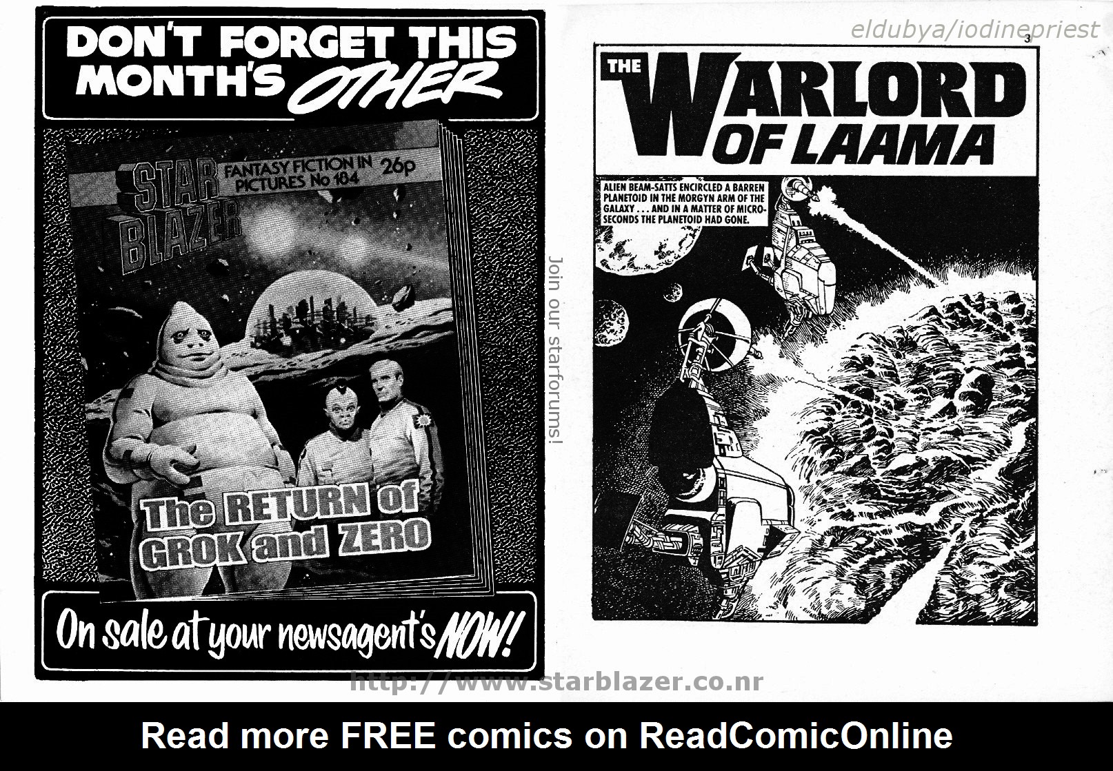 Read online Starblazer comic -  Issue #185 - 3