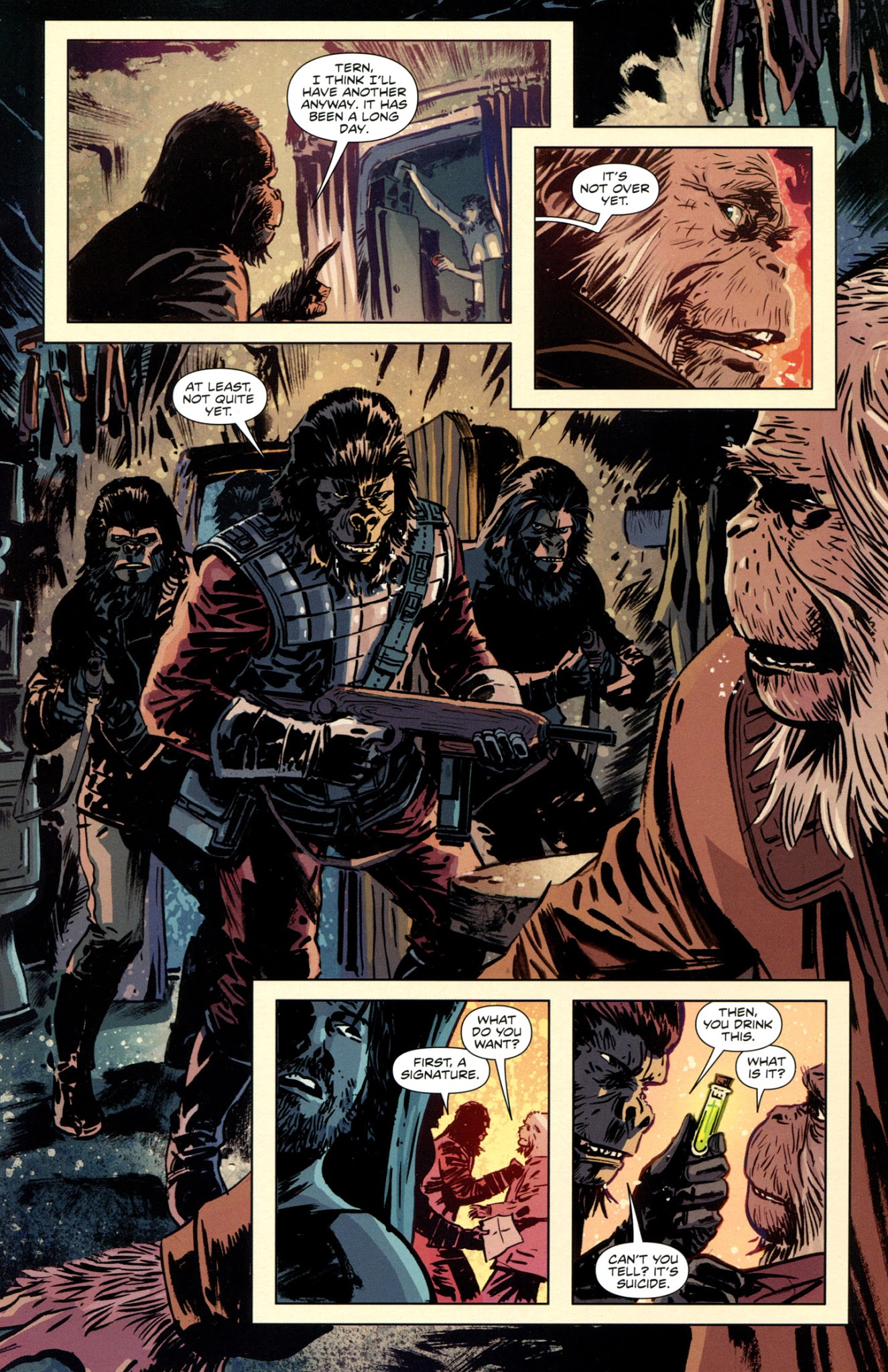 Read online Betrayal of the Planet of the Apes comic -  Issue #1 - 11