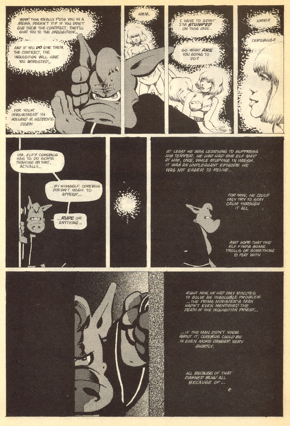 Read online Cerebus comic -  Issue #32 - 4